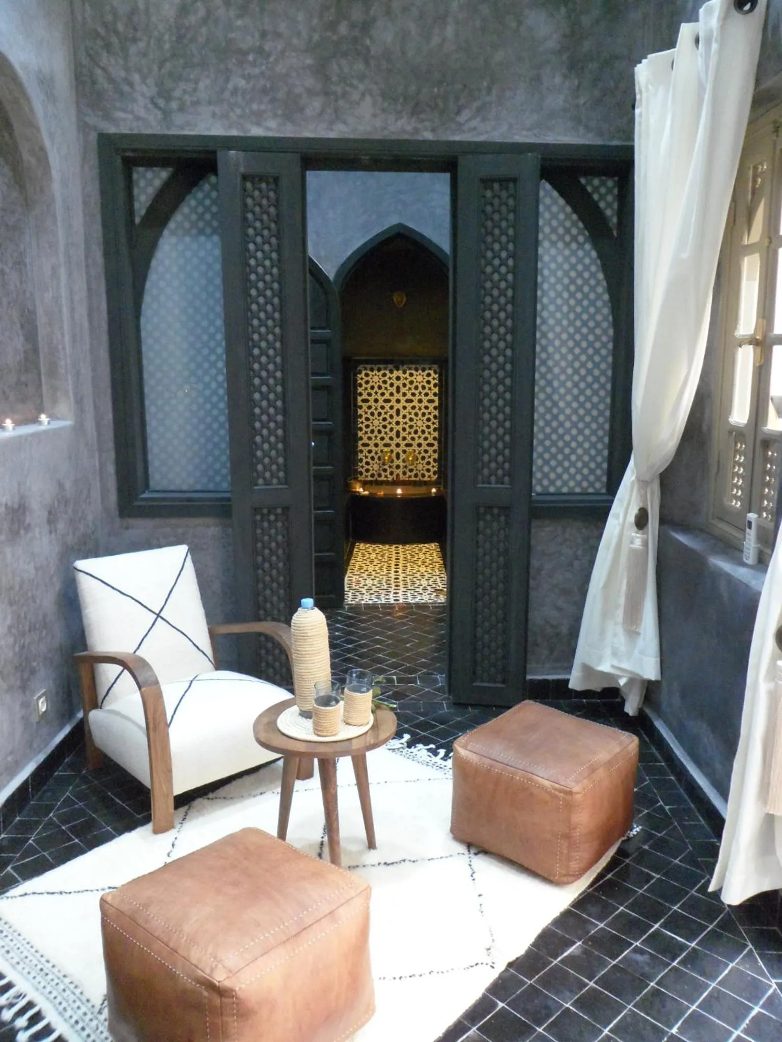 Steam room in Riad et Spa Misria Les Oliviers