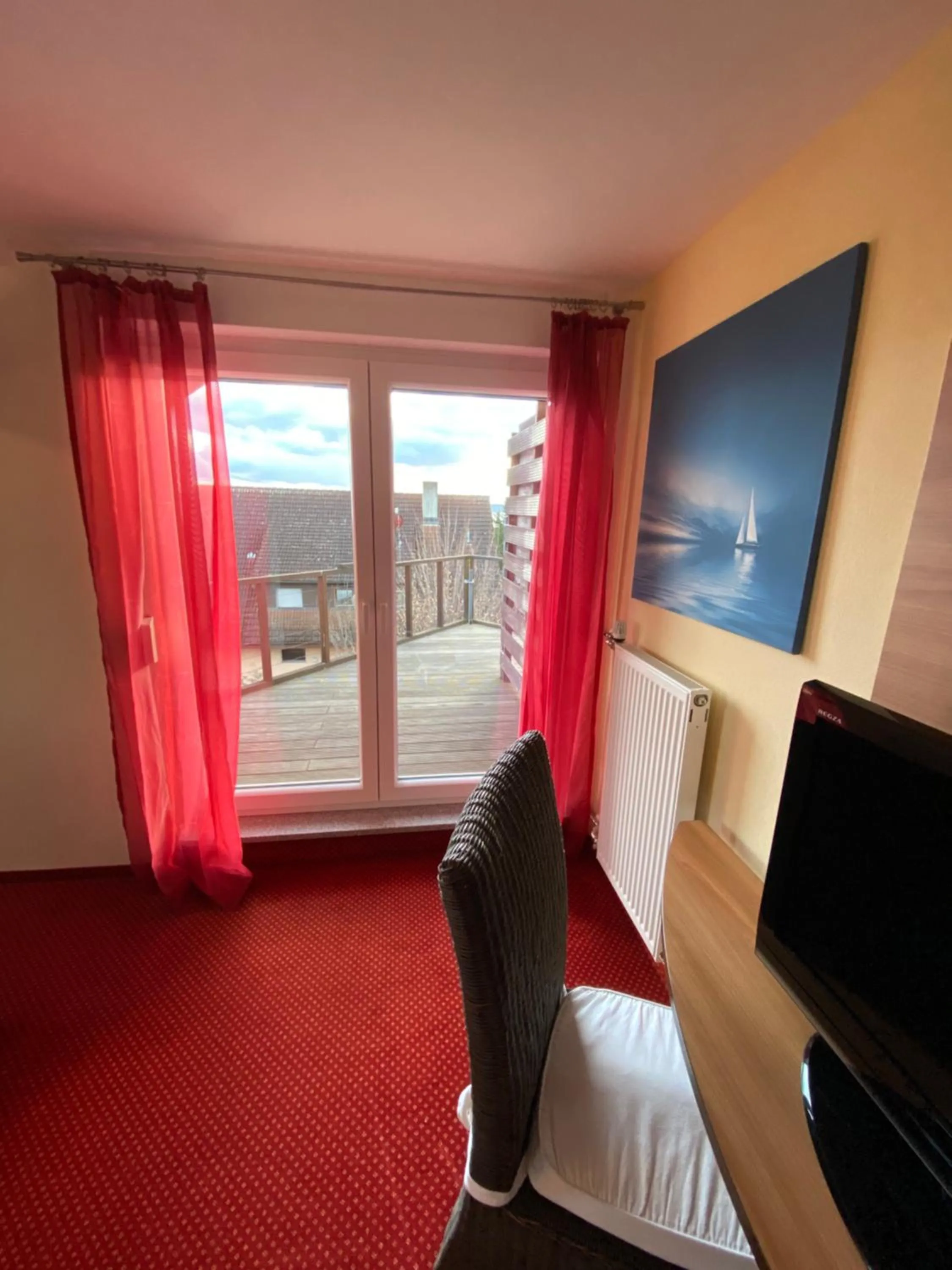 TV and multimedia in BnB Fliegerhaeusle Hagnau 24h Self Check In