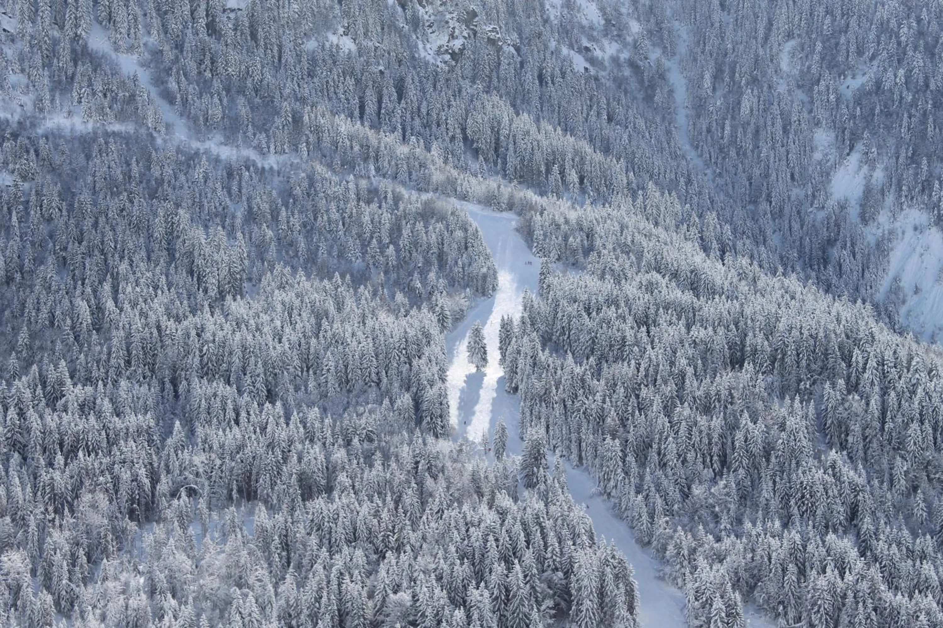 Mountain view in Hotel Le V de Vaujany