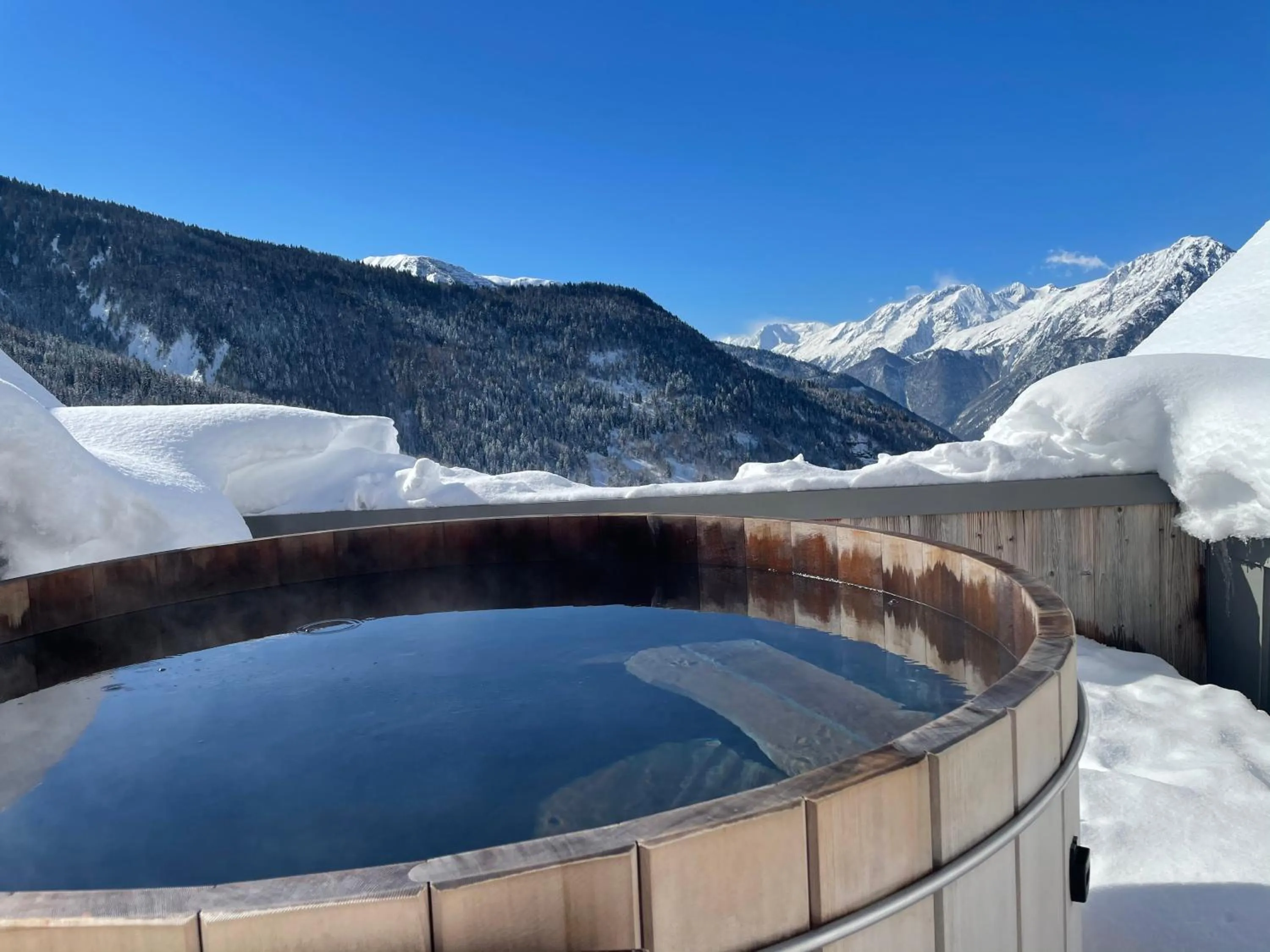 Hot Tub in Hotel Le V de Vaujany