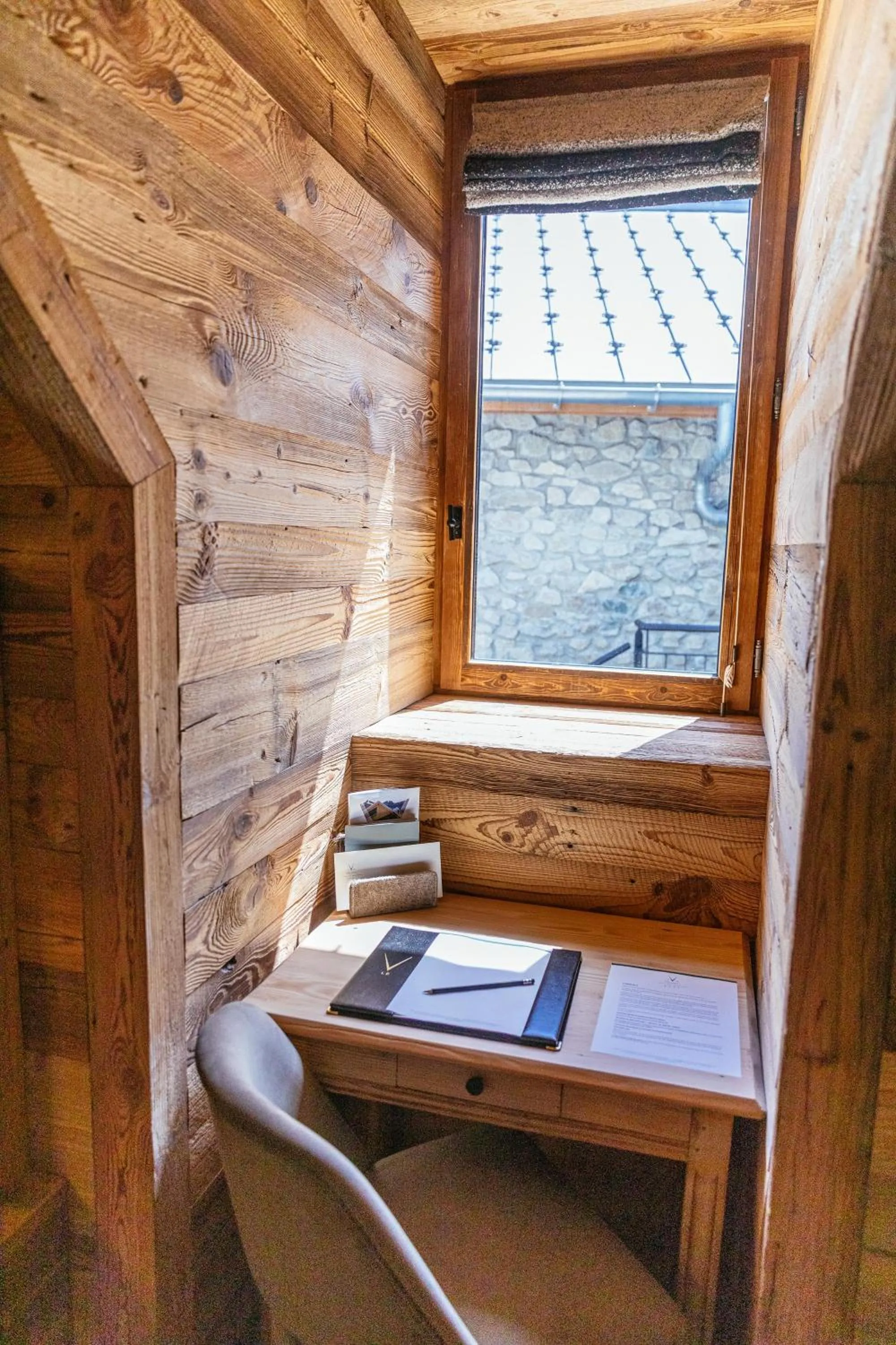 Decorative detail in Hotel Le V de Vaujany