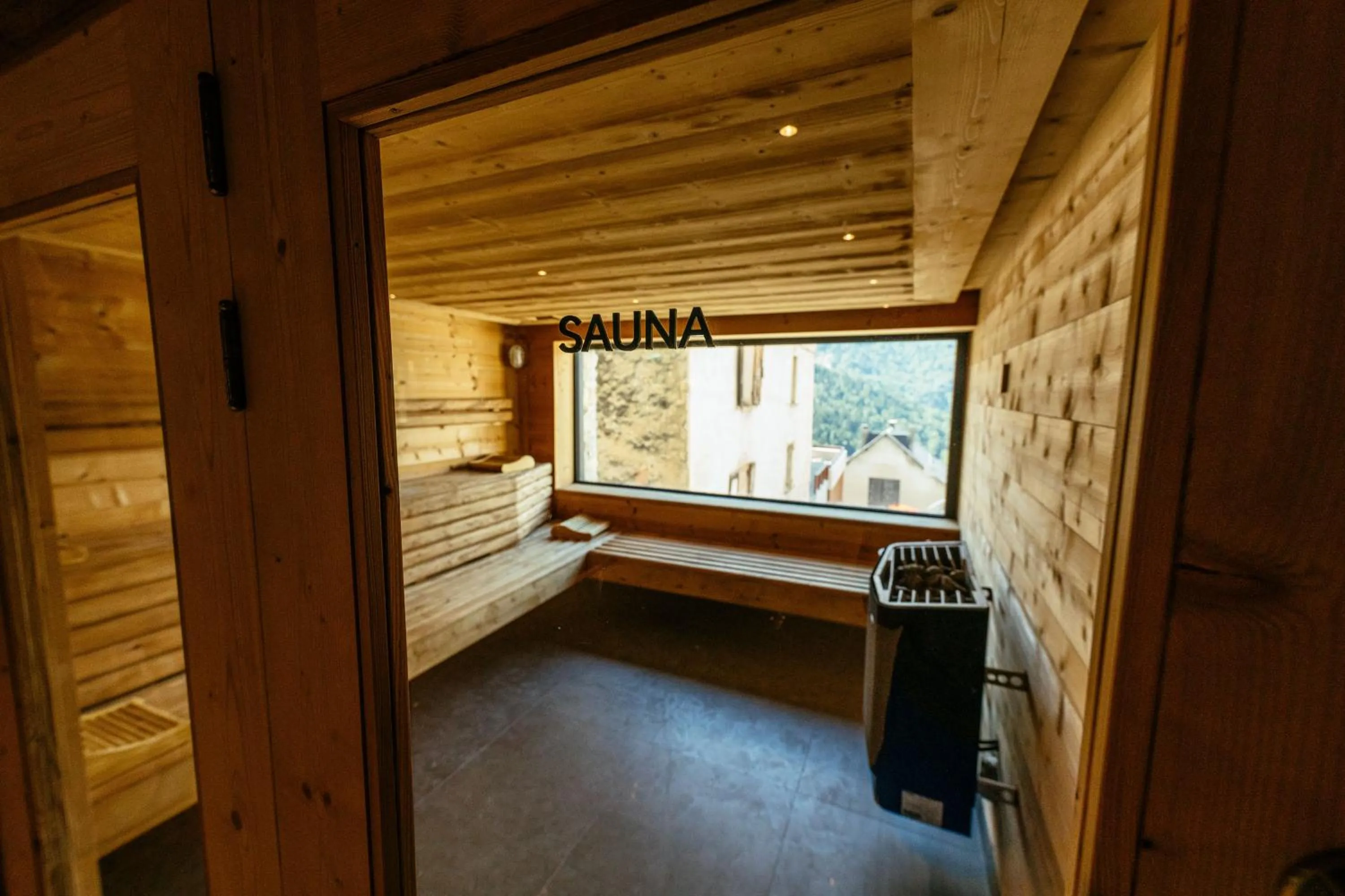 Sauna in Hotel Le V de Vaujany