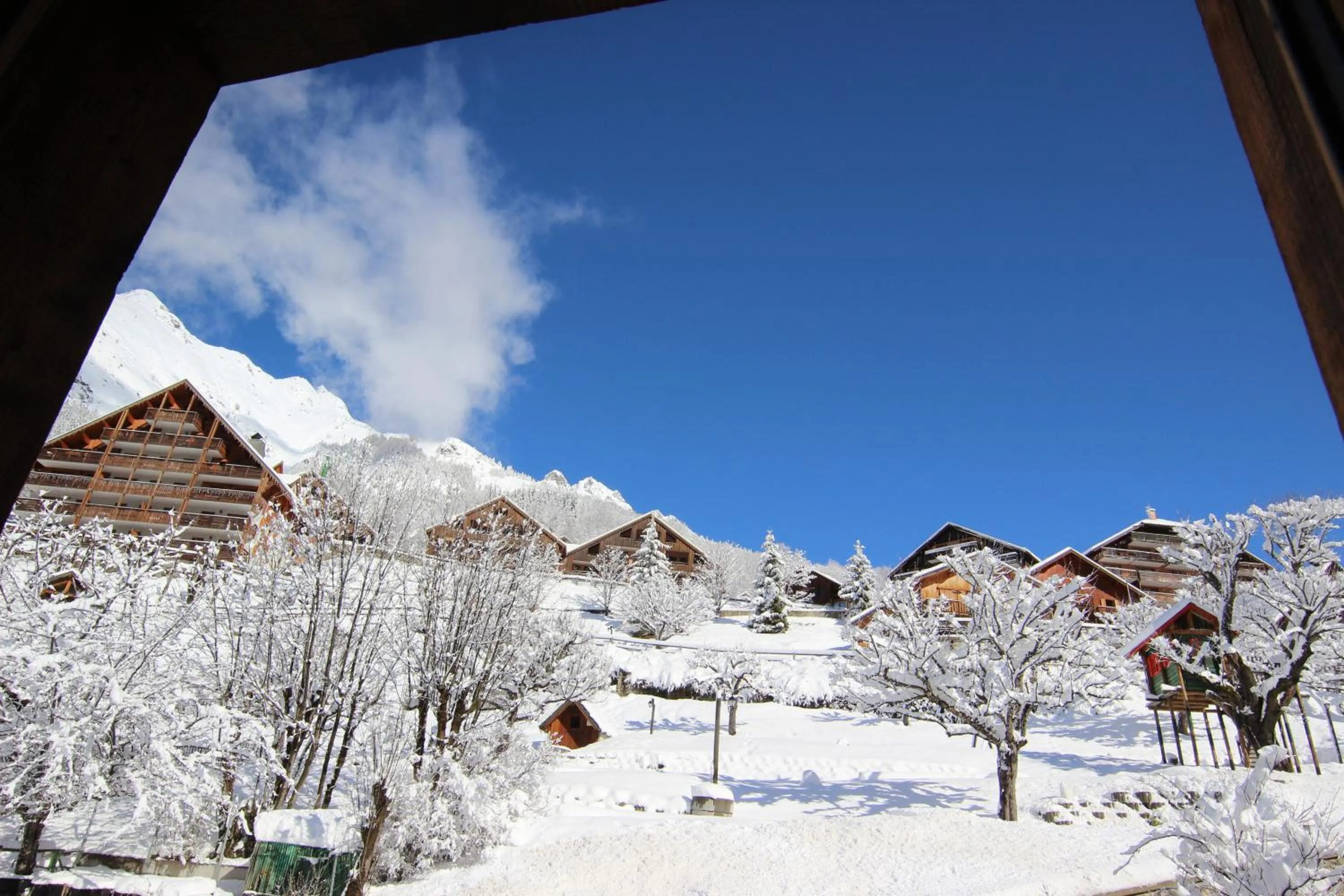 Winter in Hotel Le V de Vaujany