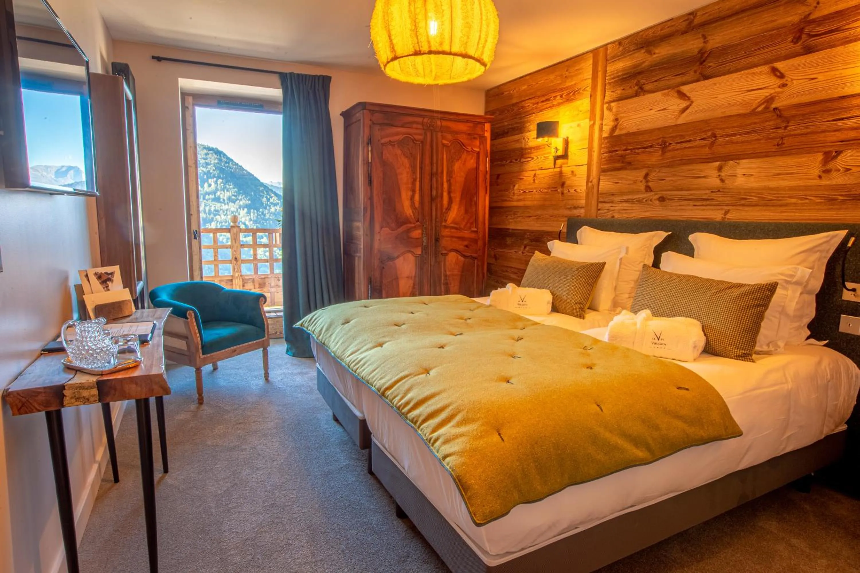 Bed in Hotel Le V de Vaujany