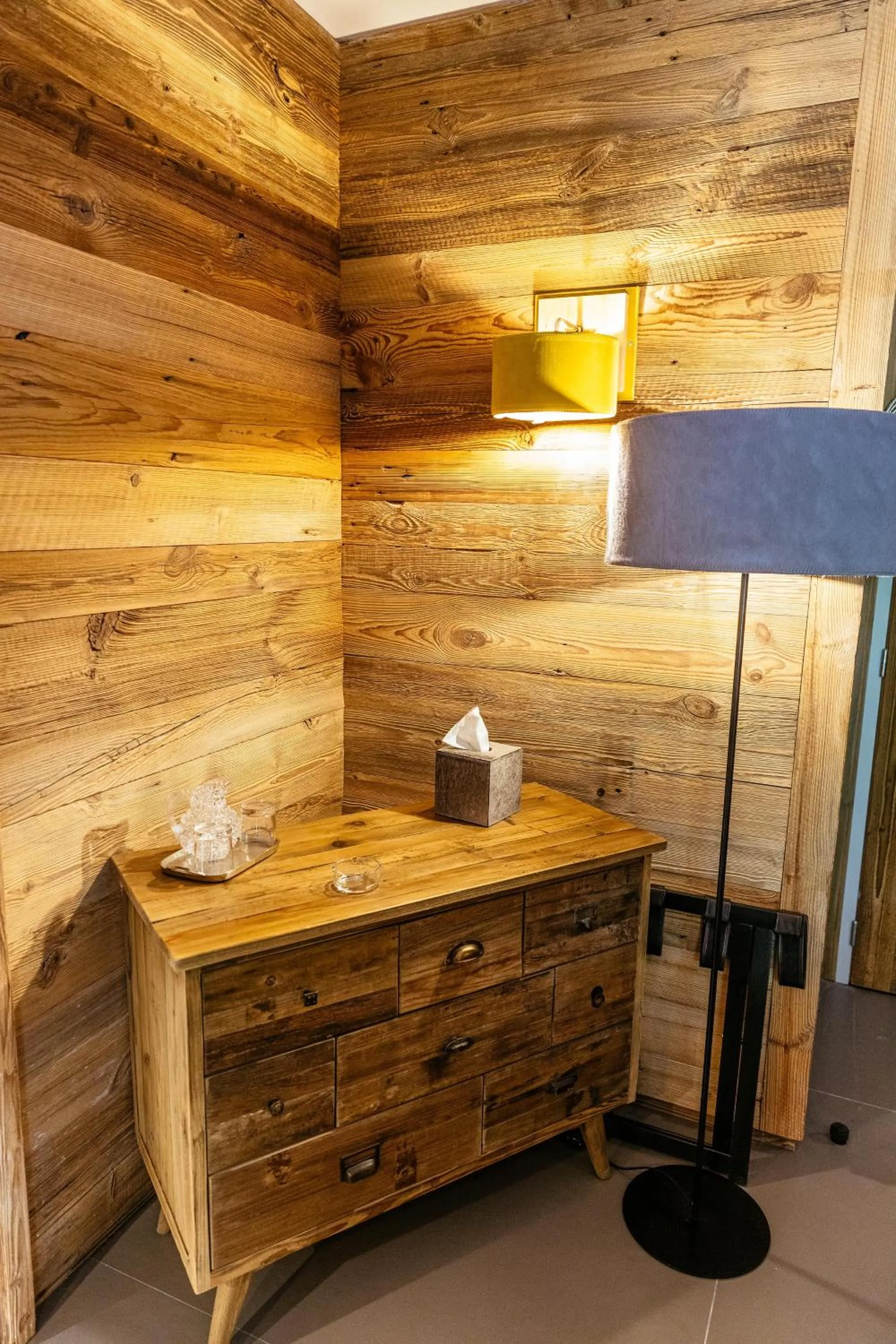 Decorative detail in Hotel Le V de Vaujany