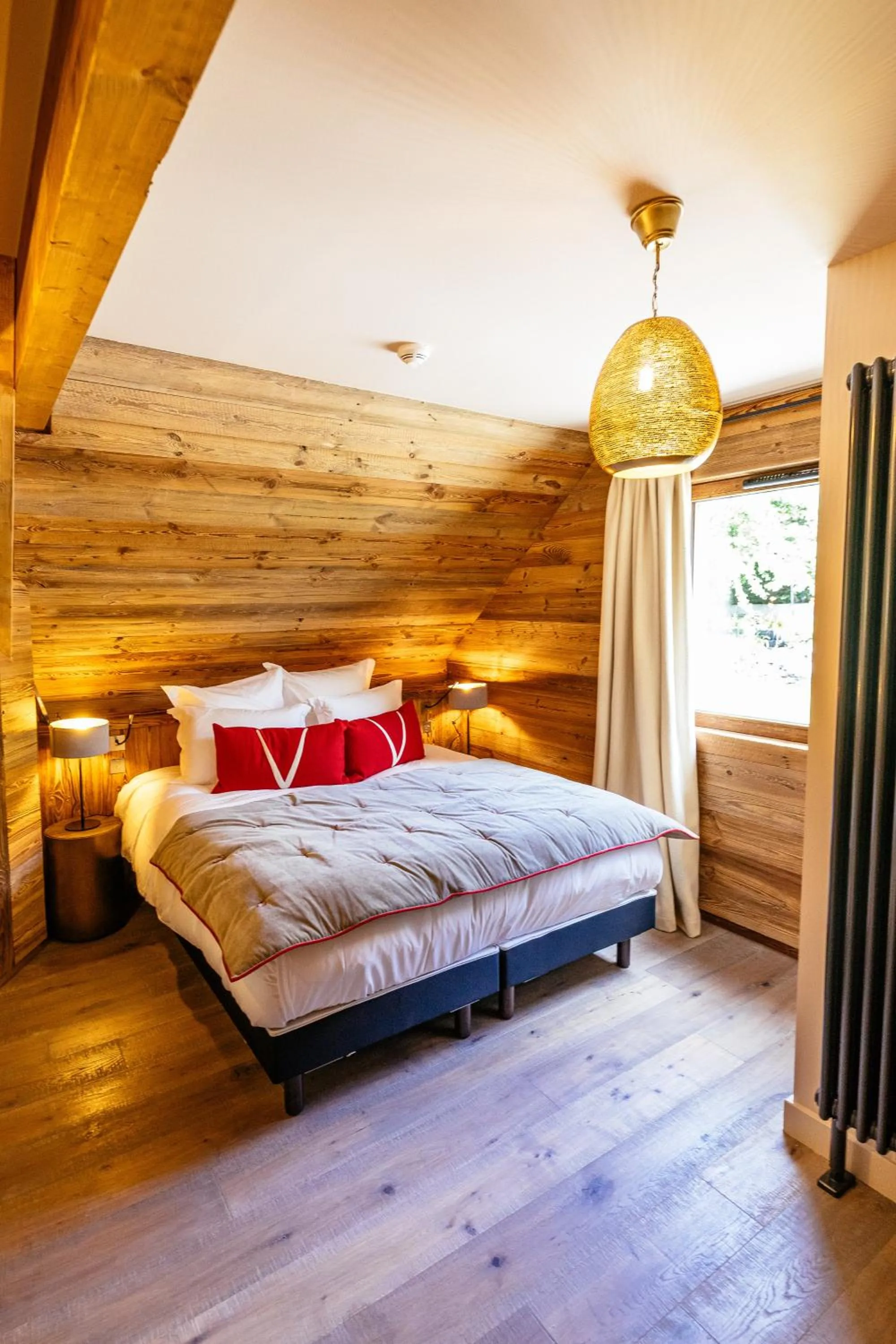 Bed in Hotel Le V de Vaujany