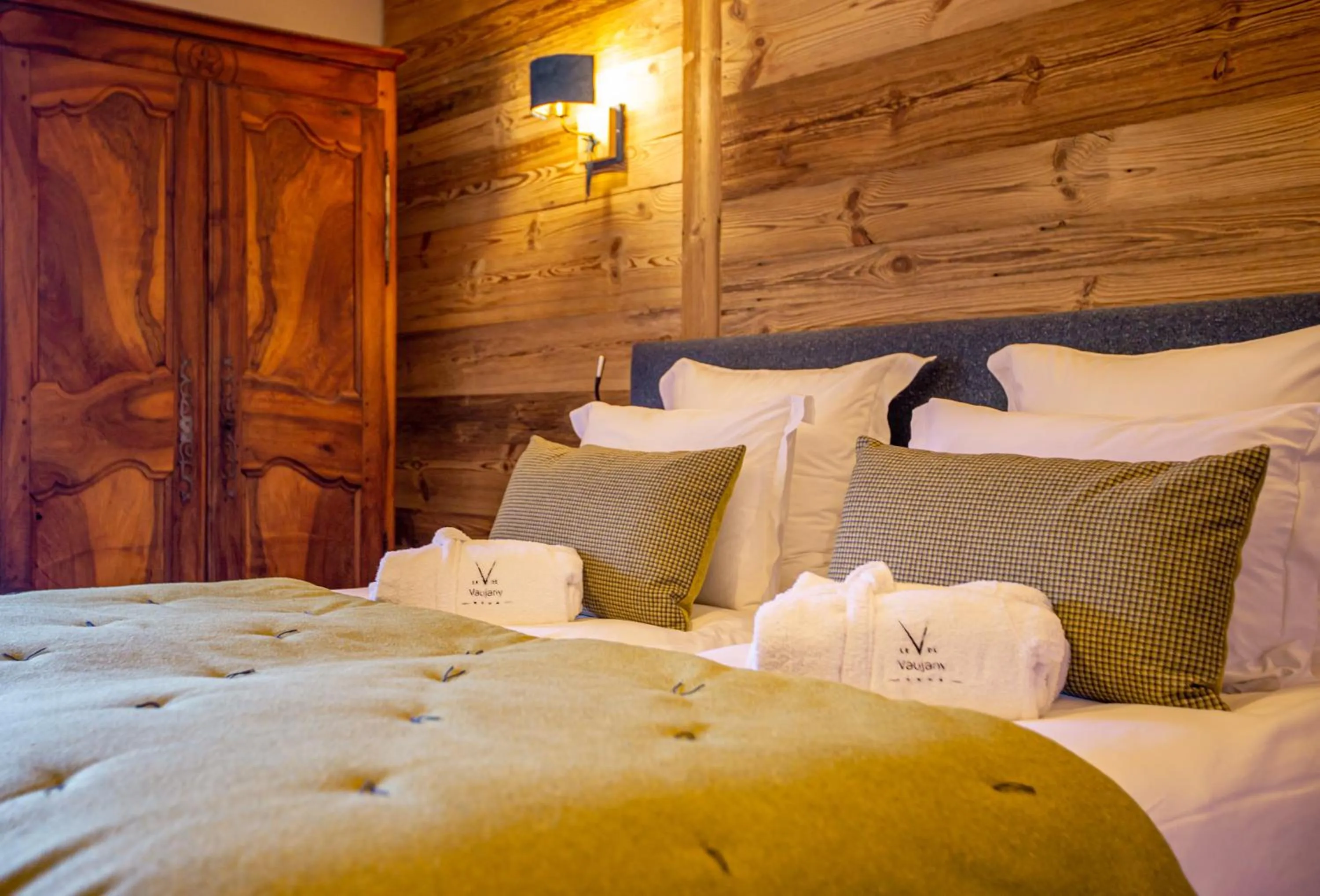 Bed in Hotel Le V de Vaujany