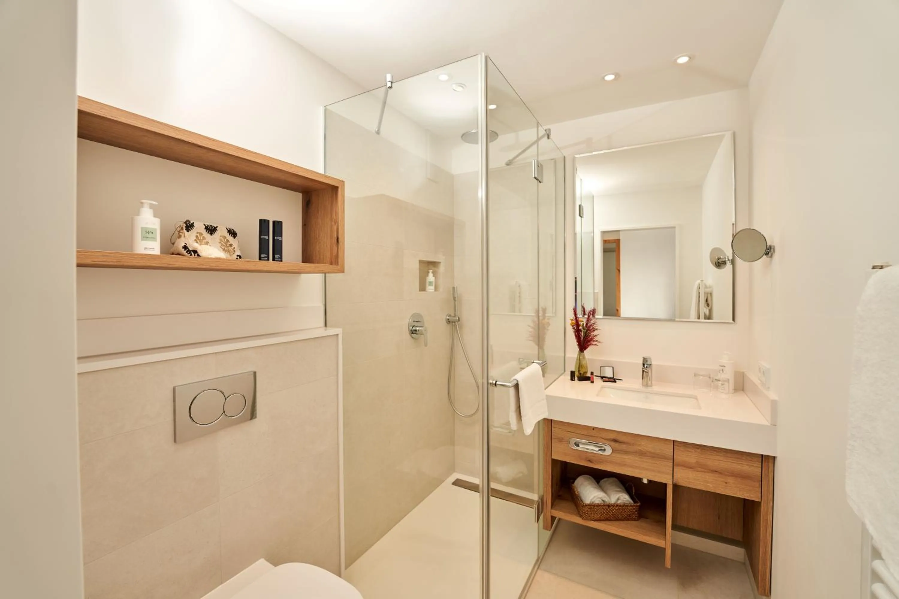 Shower in Sporthotel Grafenwald 4 Sterne Superior