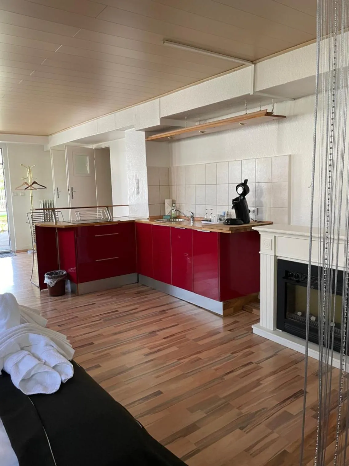 Kitchen or kitchenette in Hotel Schäfer