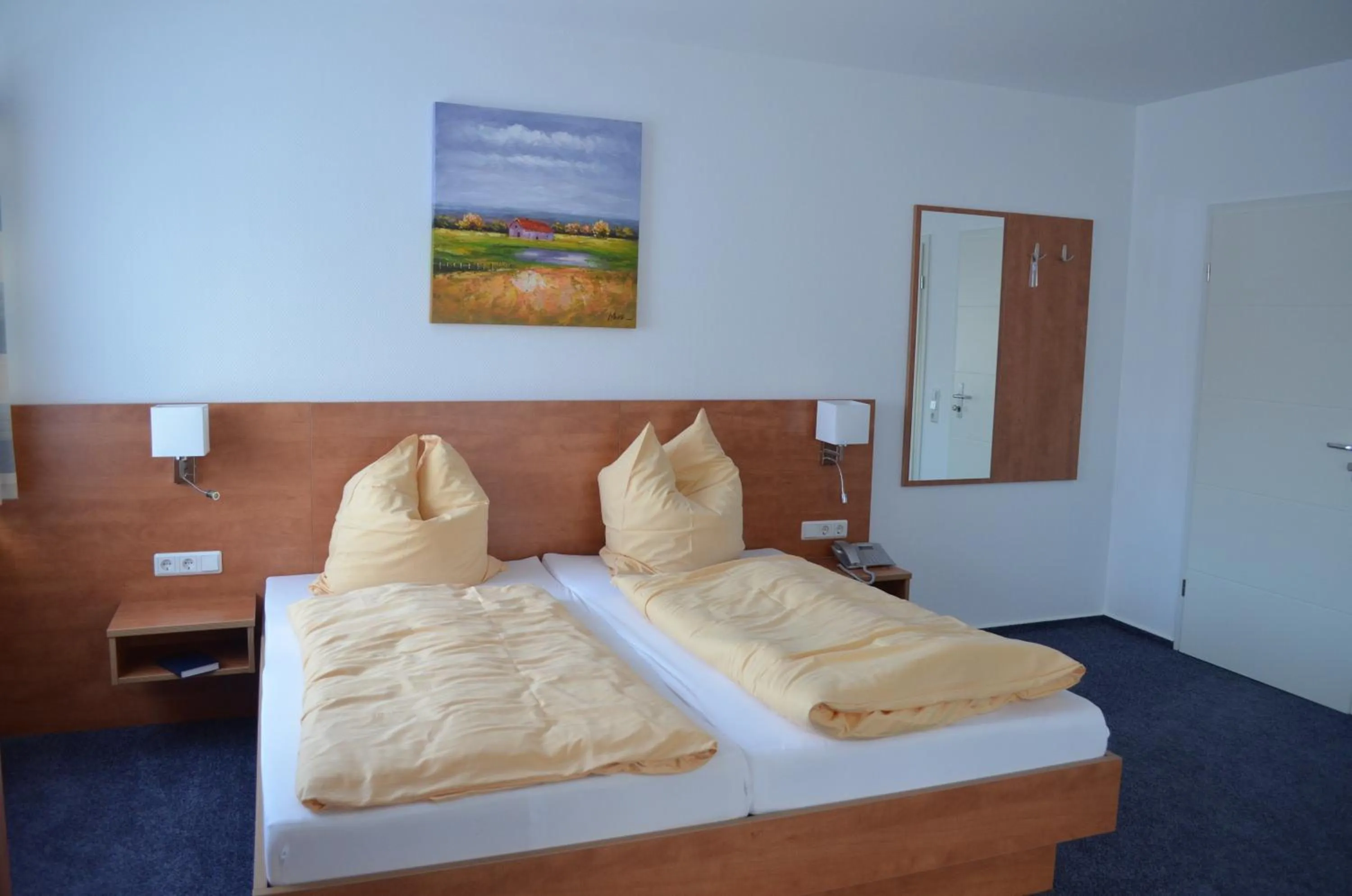 Bedroom in Gästehaus Wilgersdorf GmbH