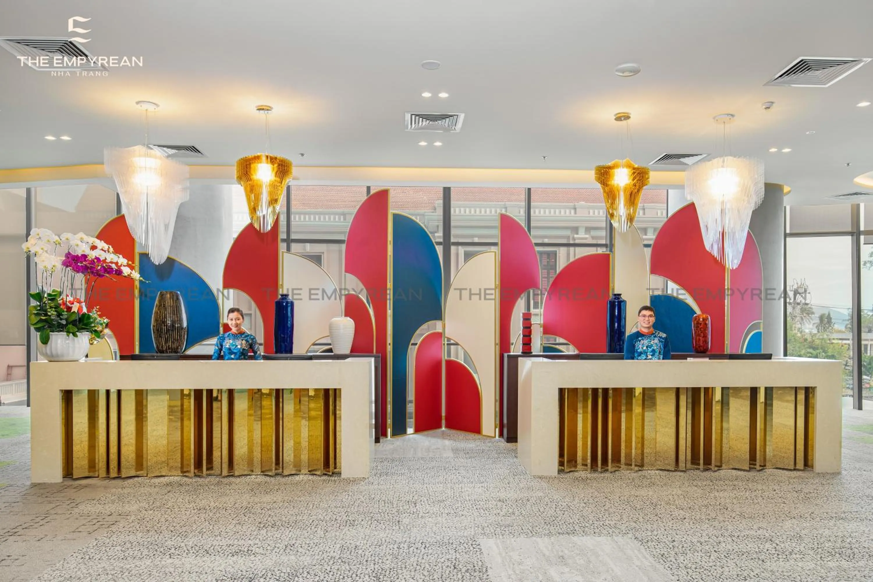Lobby or reception in The Empyrean Nha Trang