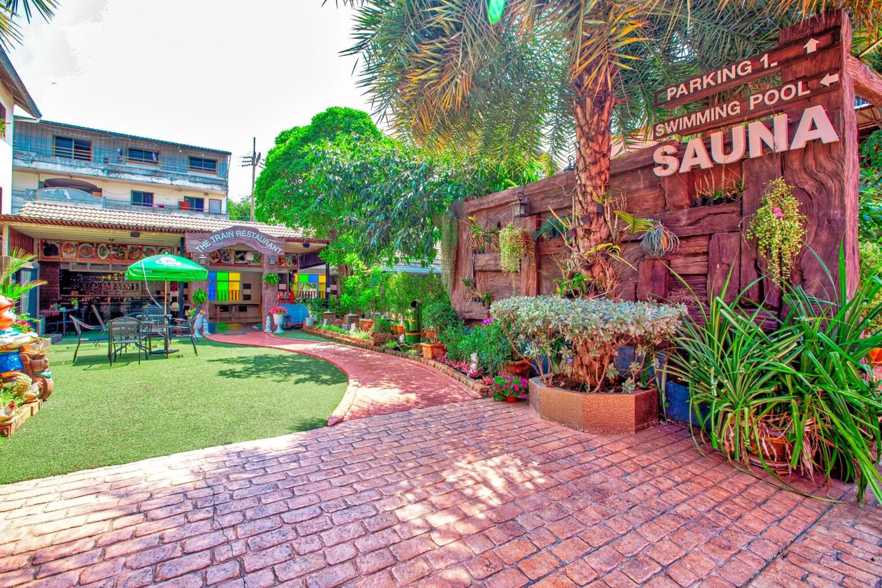 Property logo or sign in The Train Resort