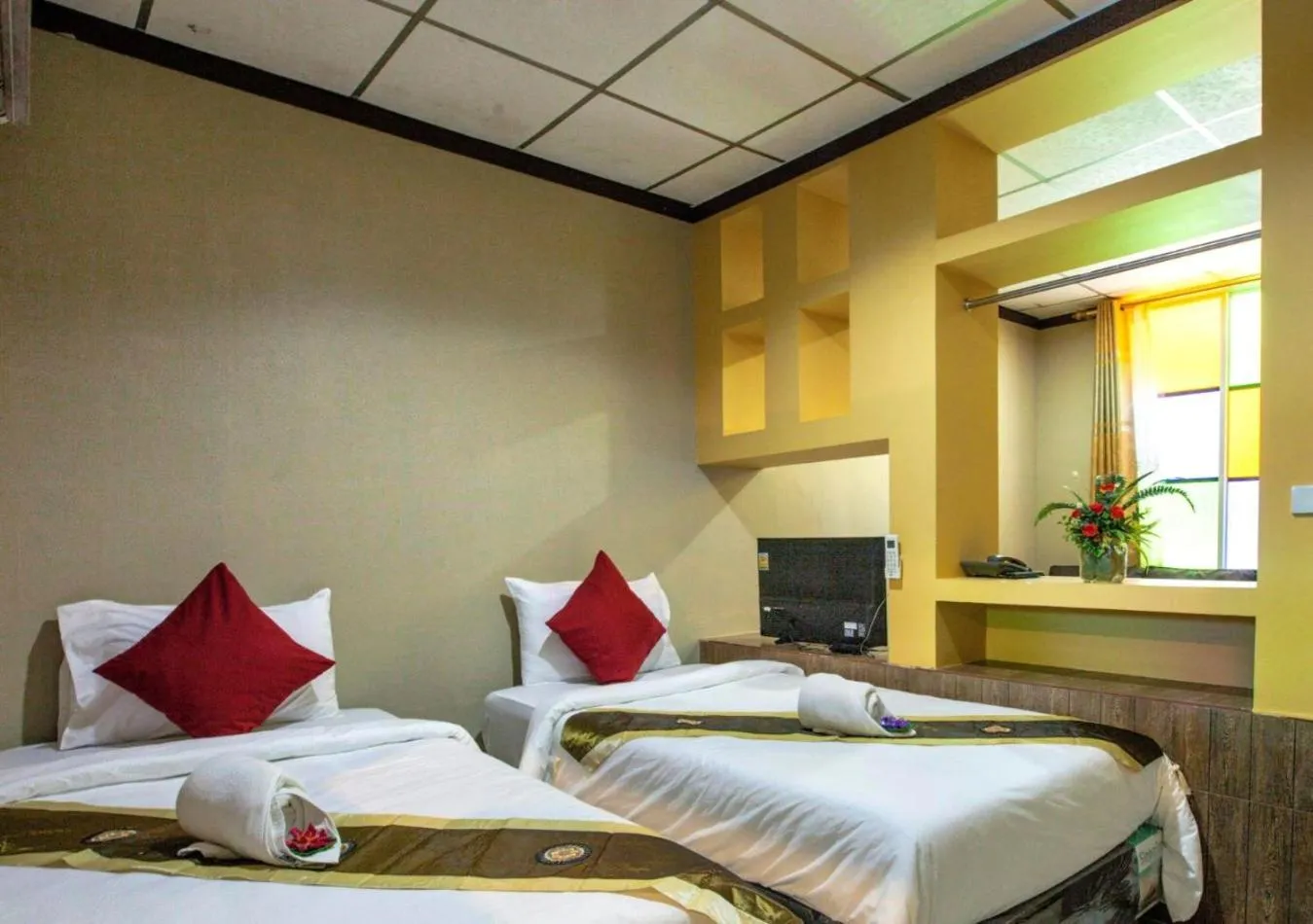 Bed in The Train Resort