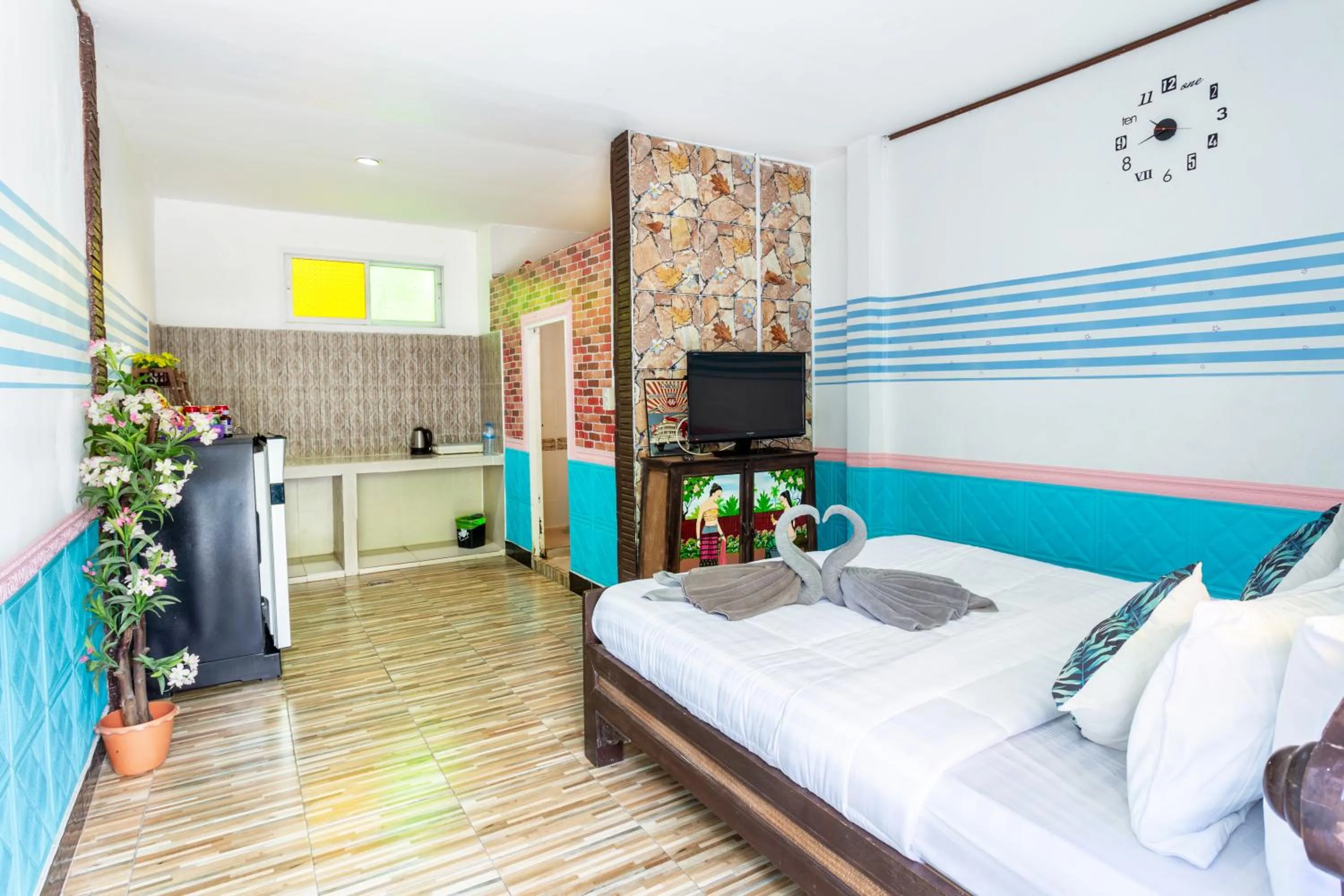 Bed in The Train Resort