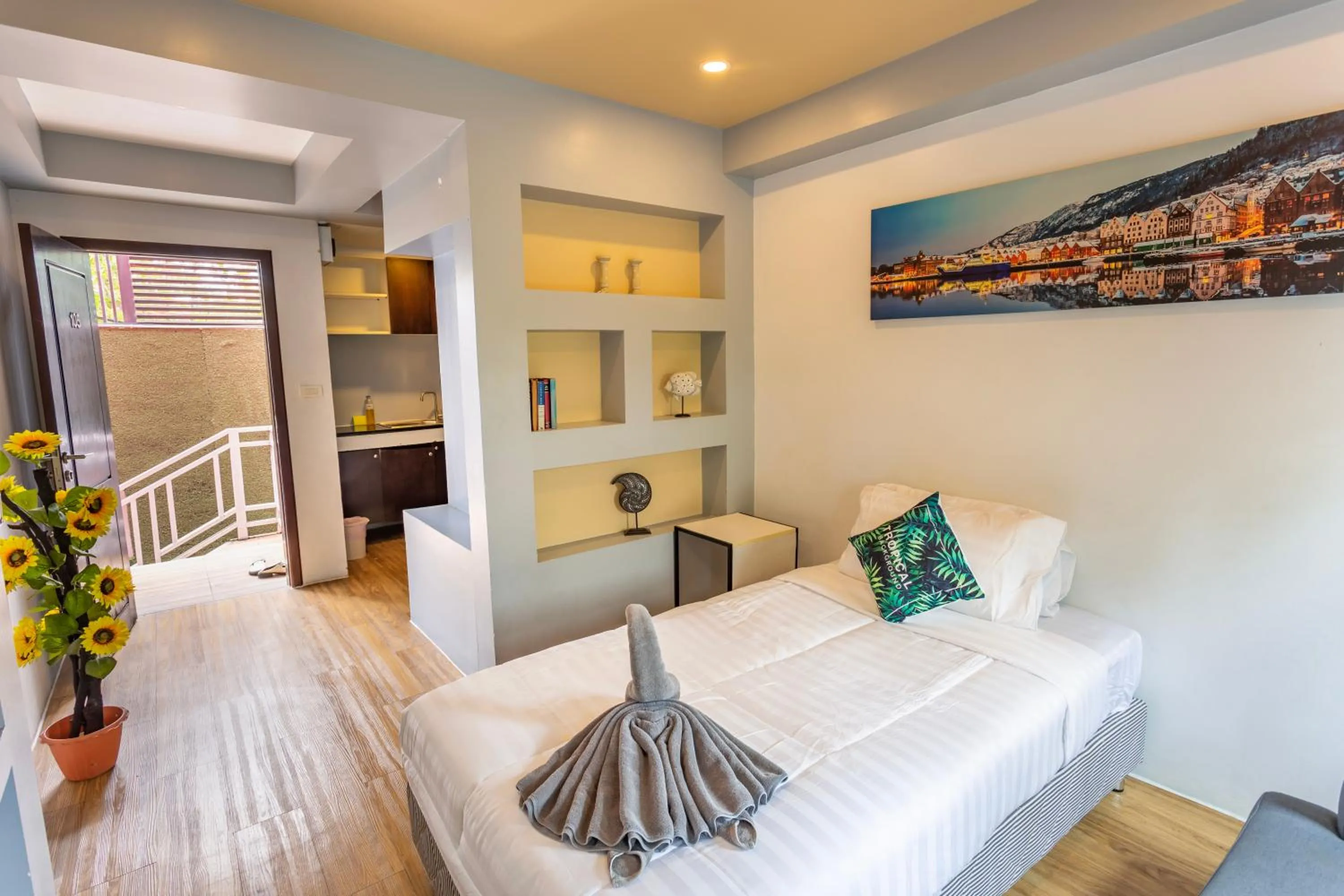 Bed in The Train Resort