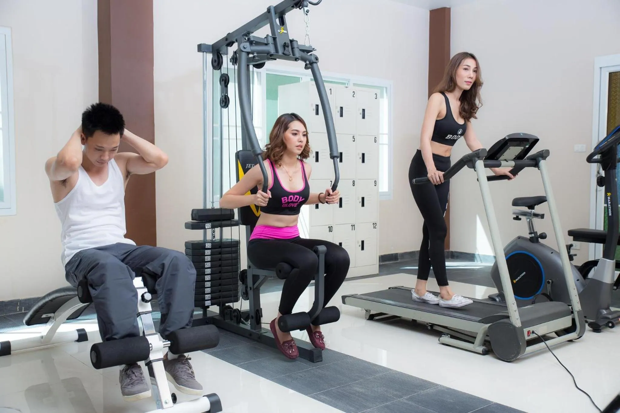 Fitness centre/facilities in The Train Resort