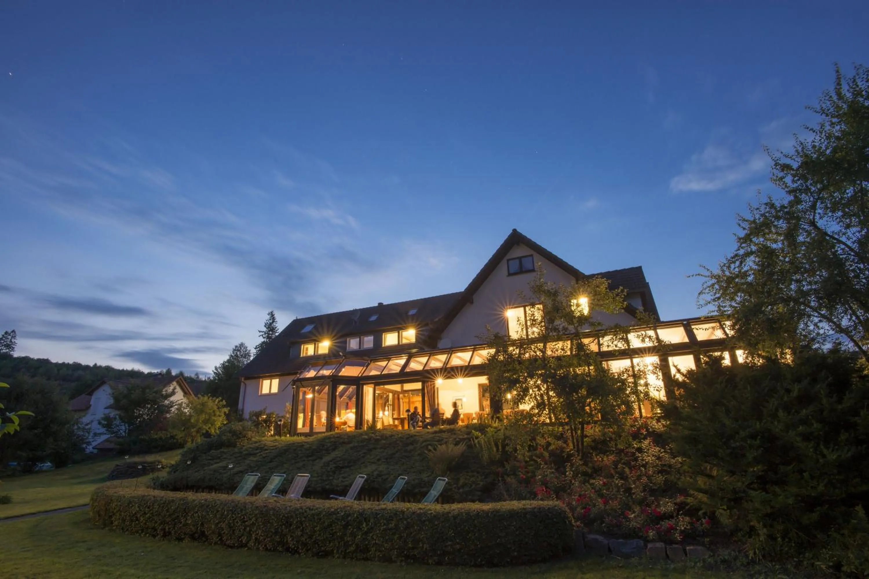 Night in Hotel im Auerbachtal