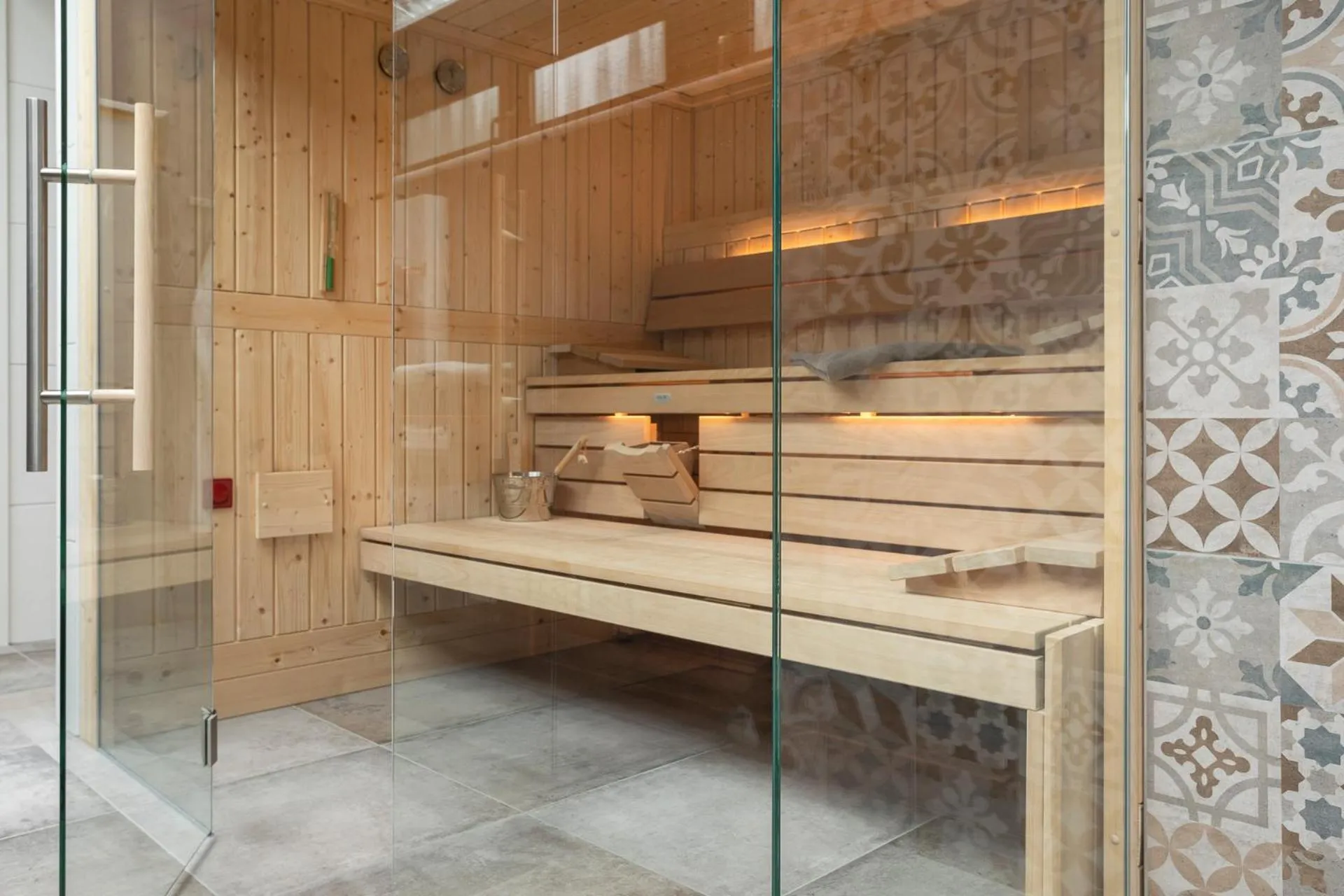 Sauna in Hotel im Auerbachtal