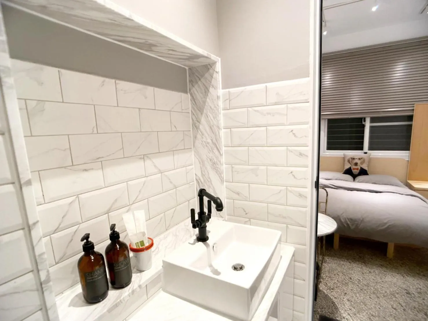 Bathroom, Bed in Spring Guest House