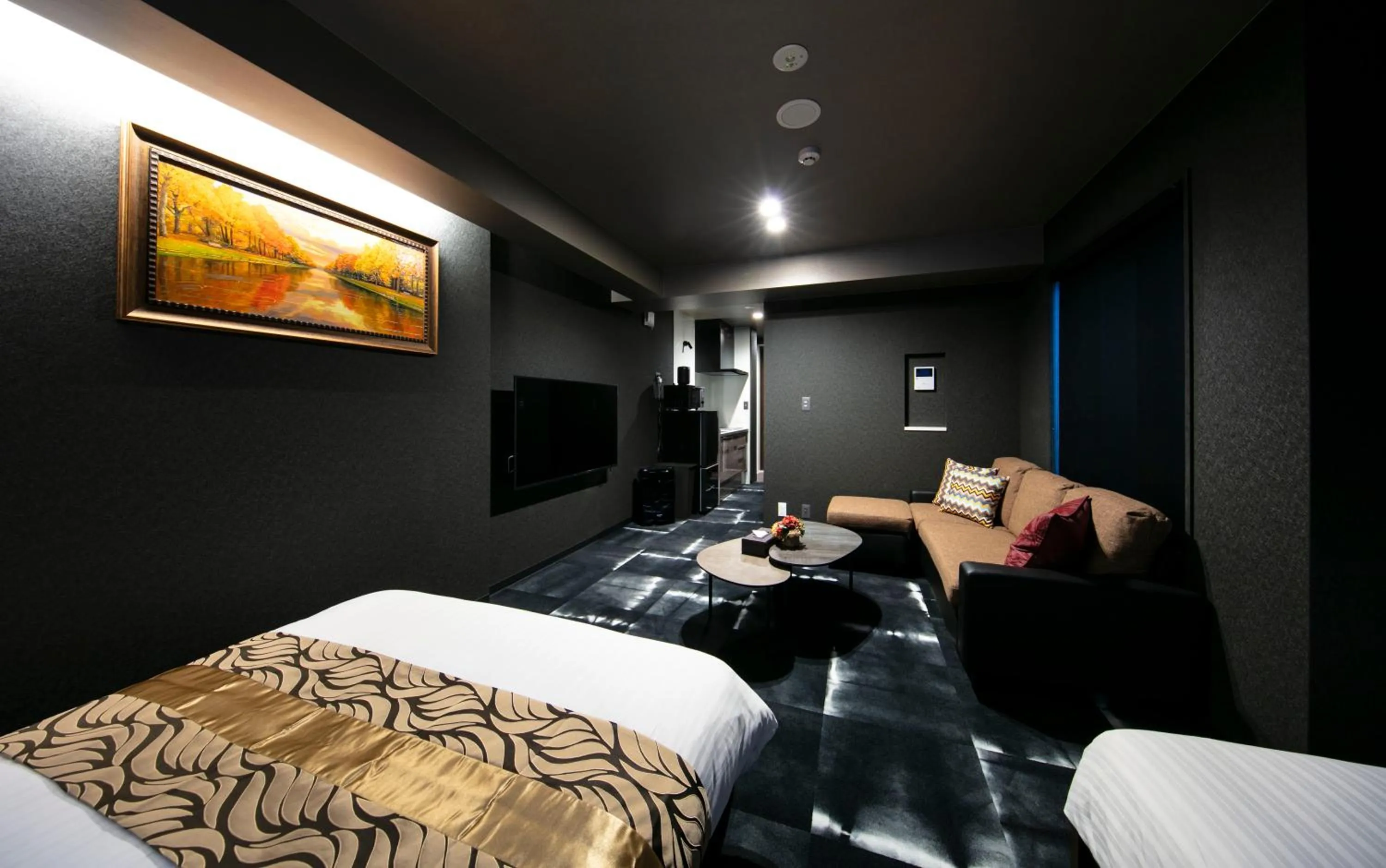 Photo of the whole room, Bed in GRAND BASE Takamatsu
