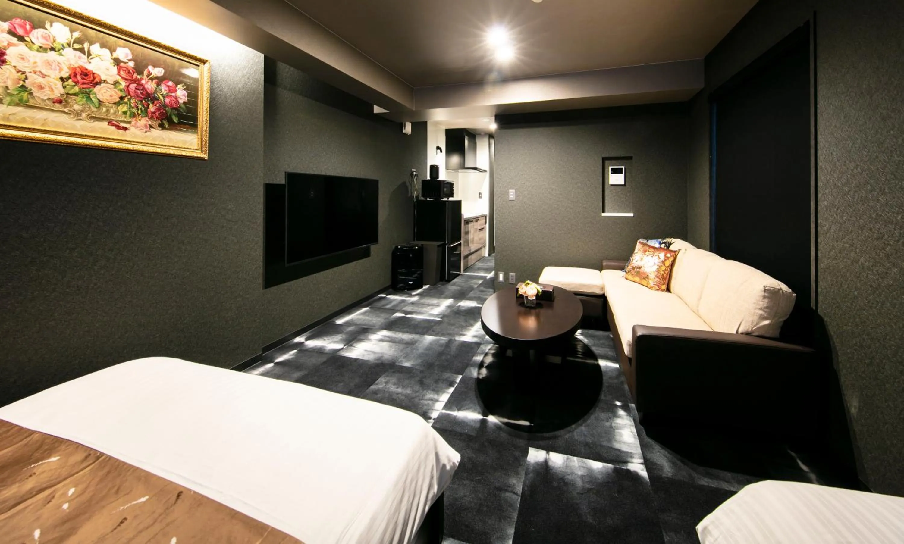 Photo of the whole room, Bed in GRAND BASE Takamatsu