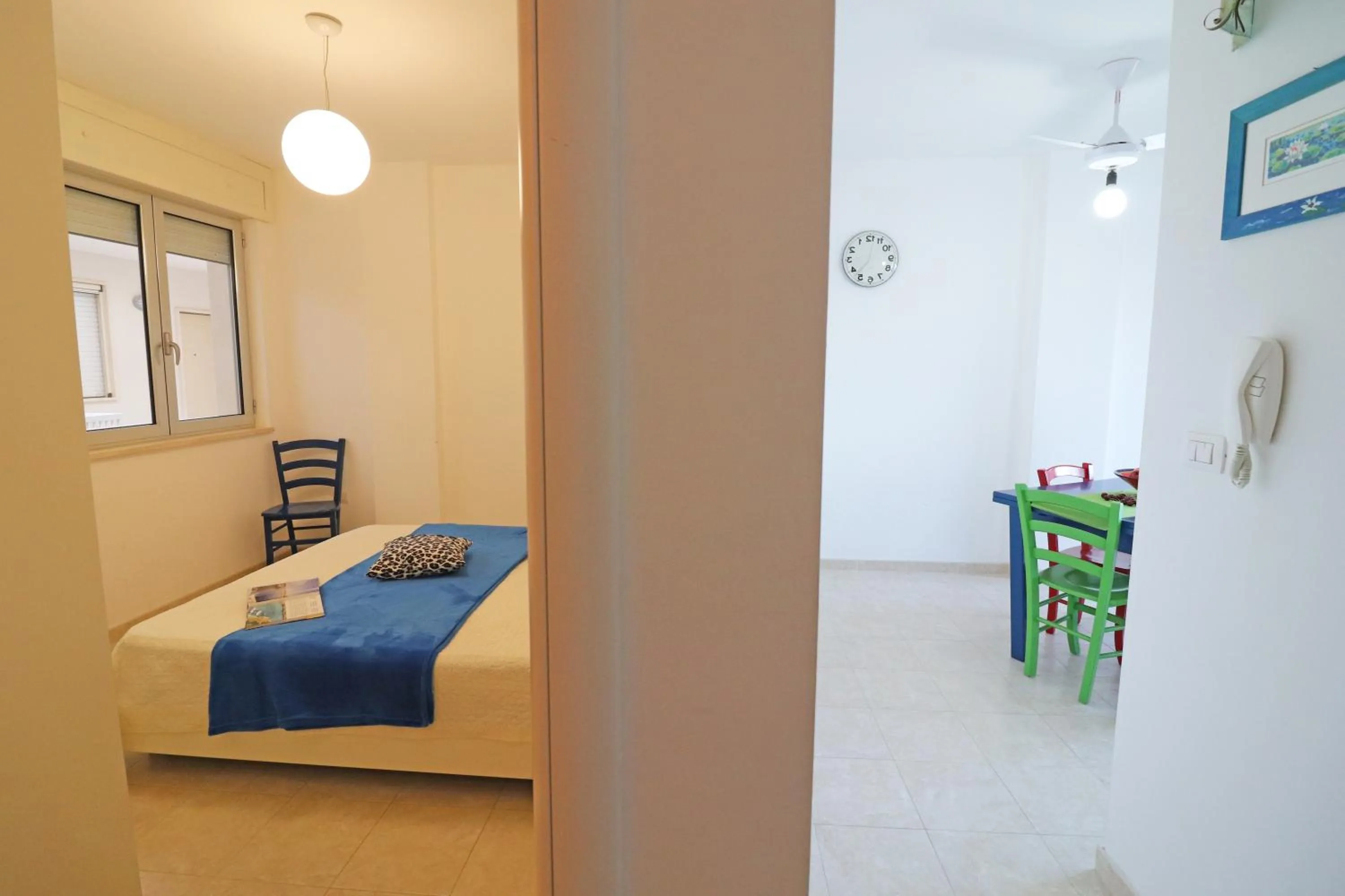 Bed in Holiday home angel in Otranto, apartment with 4 beds, with sea view.
