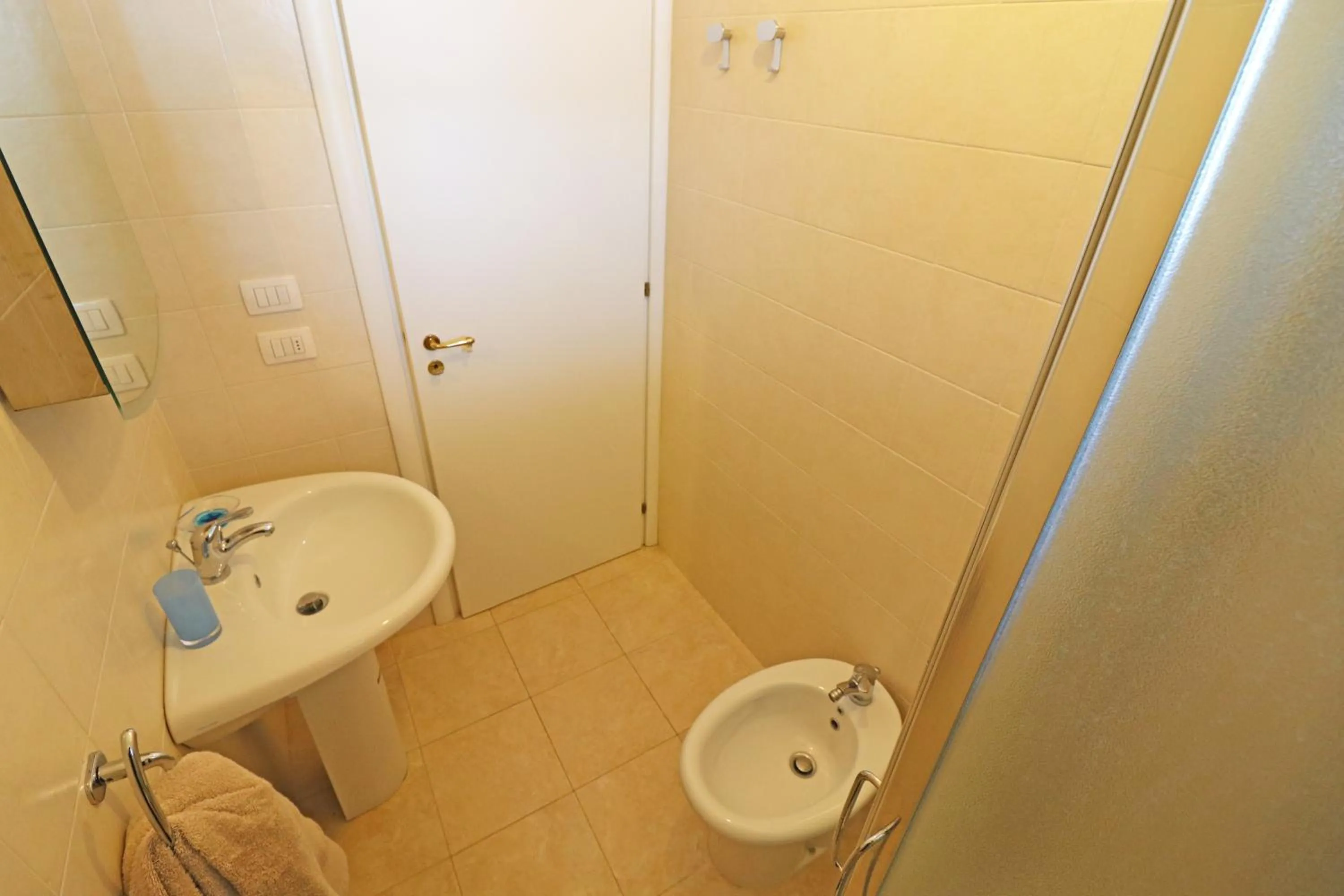 Bathroom in Holiday home angel in Otranto, apartment with 4 beds, with sea view.