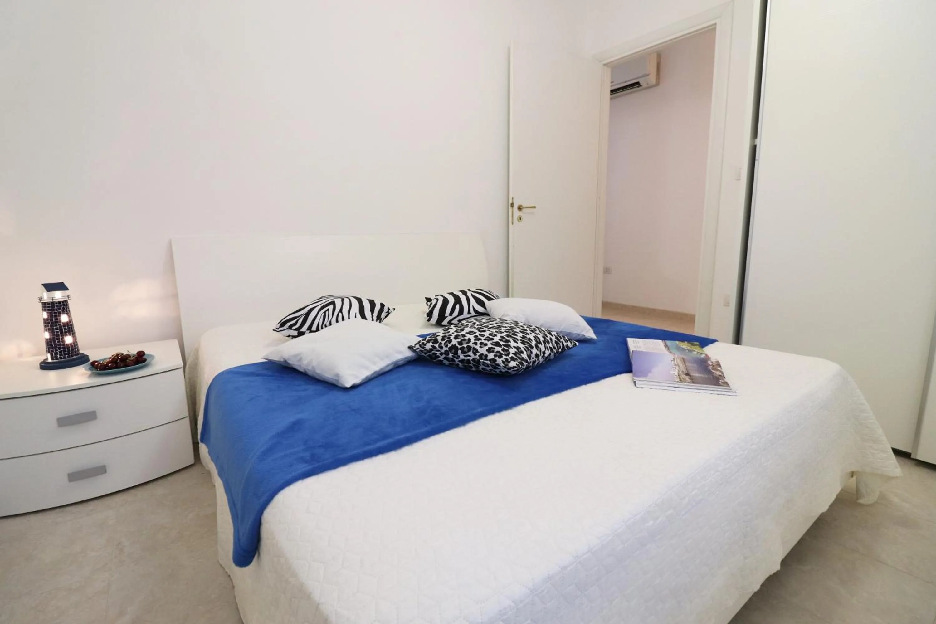 Bed in Holiday home angel in Otranto, apartment with 4 beds, with sea view.