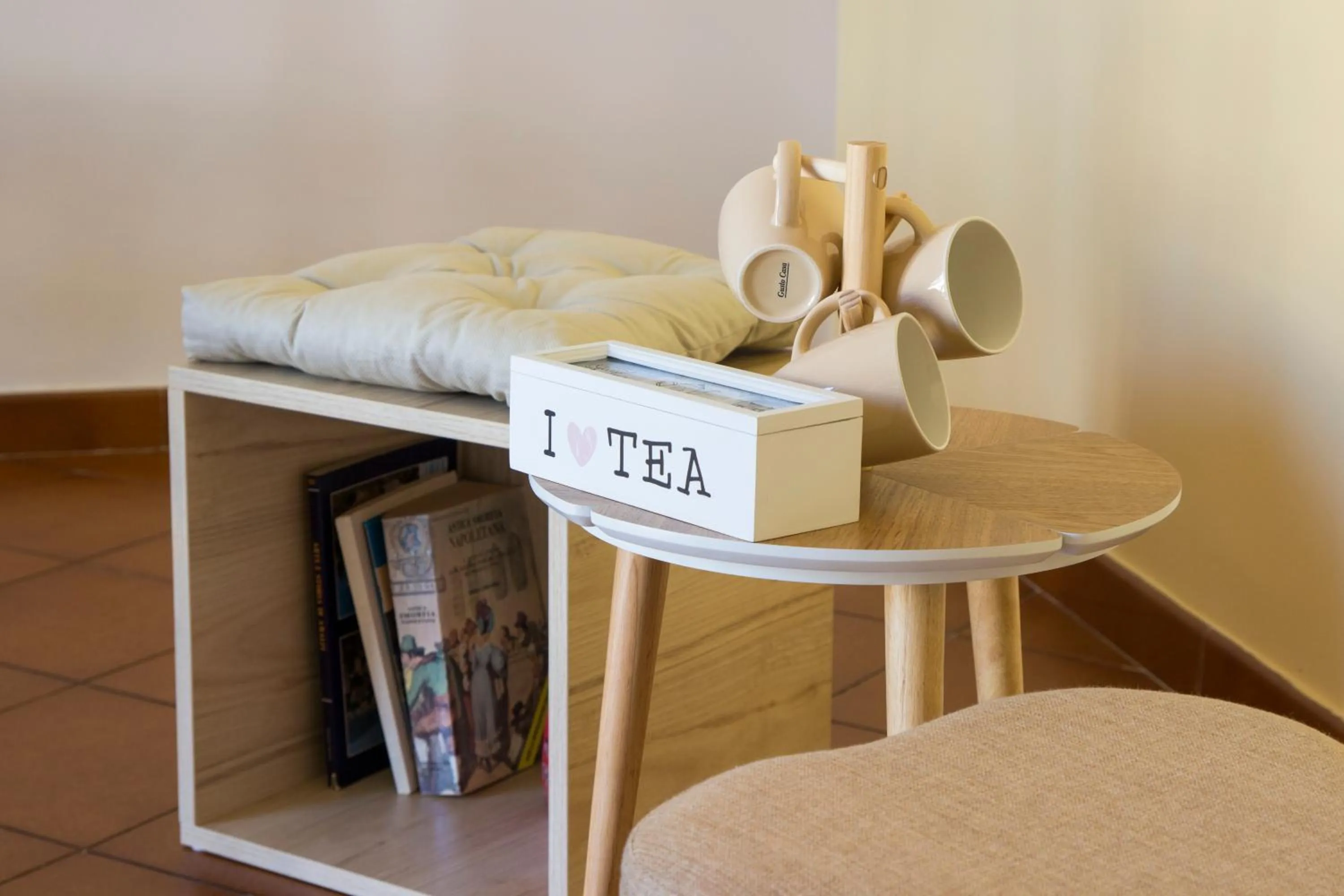 Communal lounge/ TV room in B&B il Faro