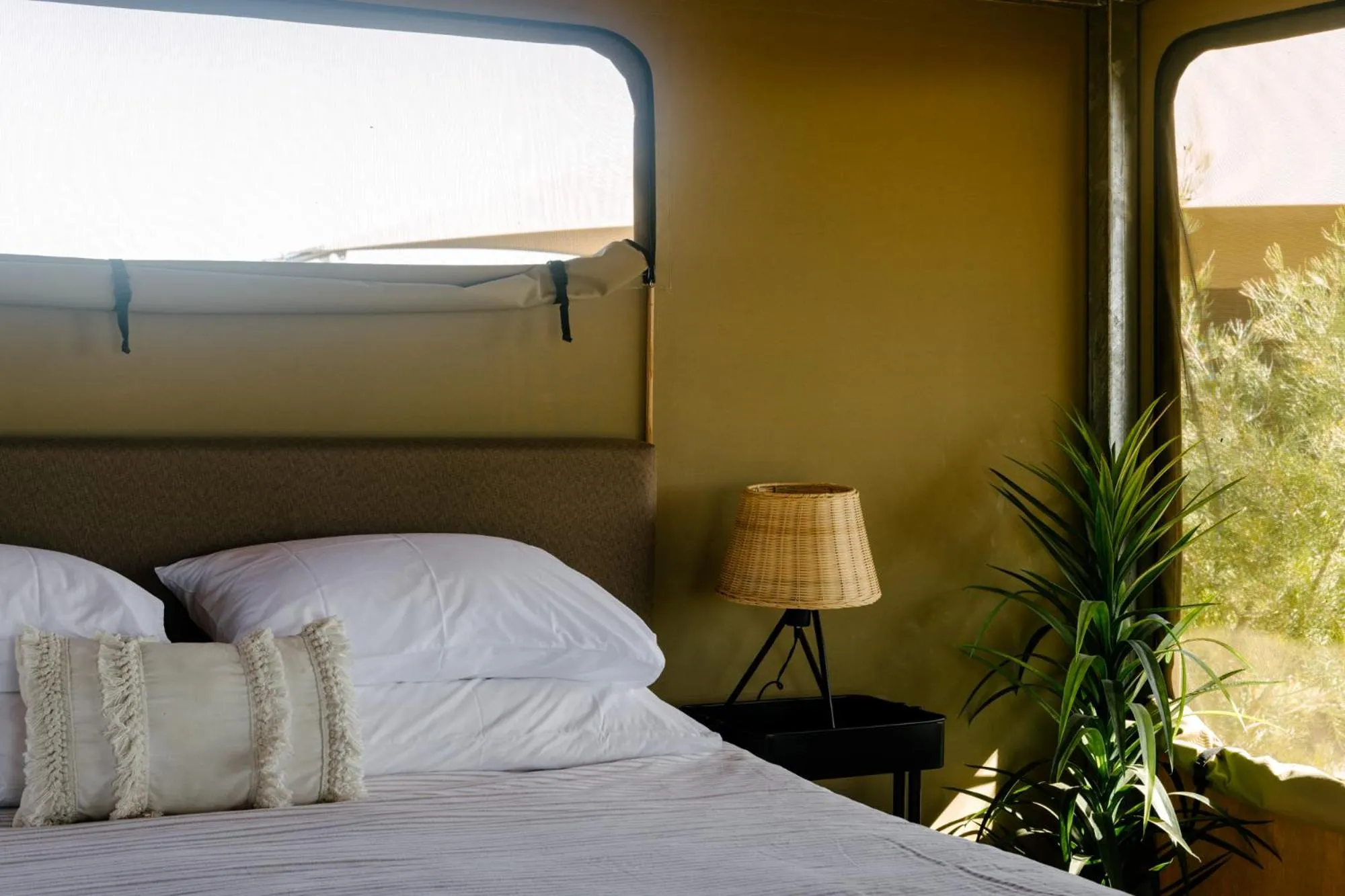 Bed in Mitchell Grass Retreat