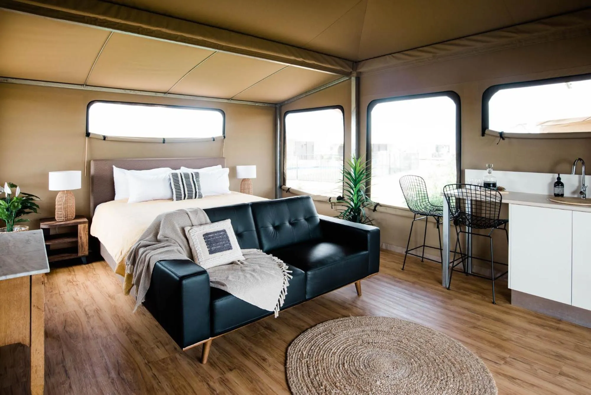 Bed in Mitchell Grass Retreat