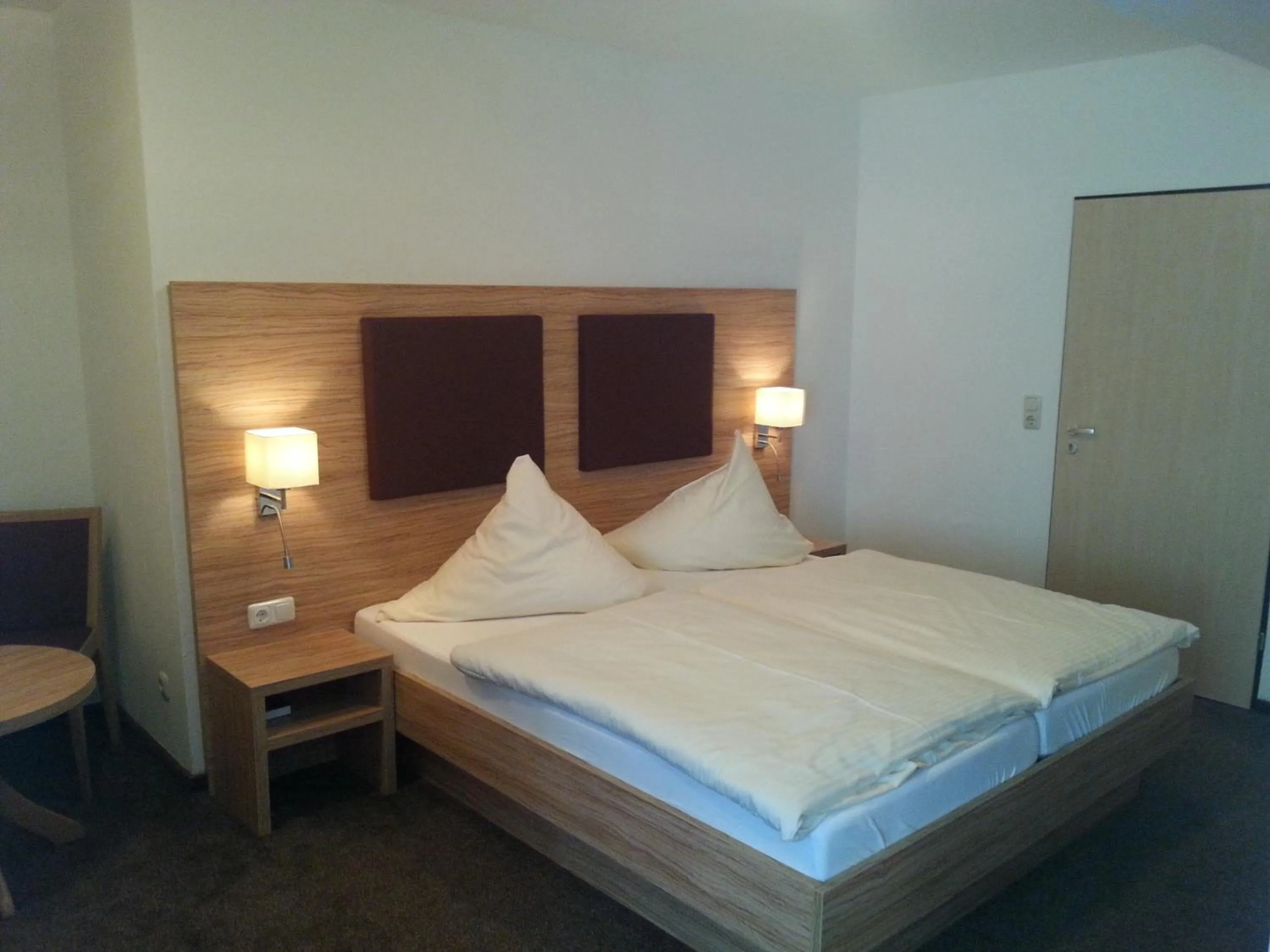 Bed in Hotel Restaurant Rückert