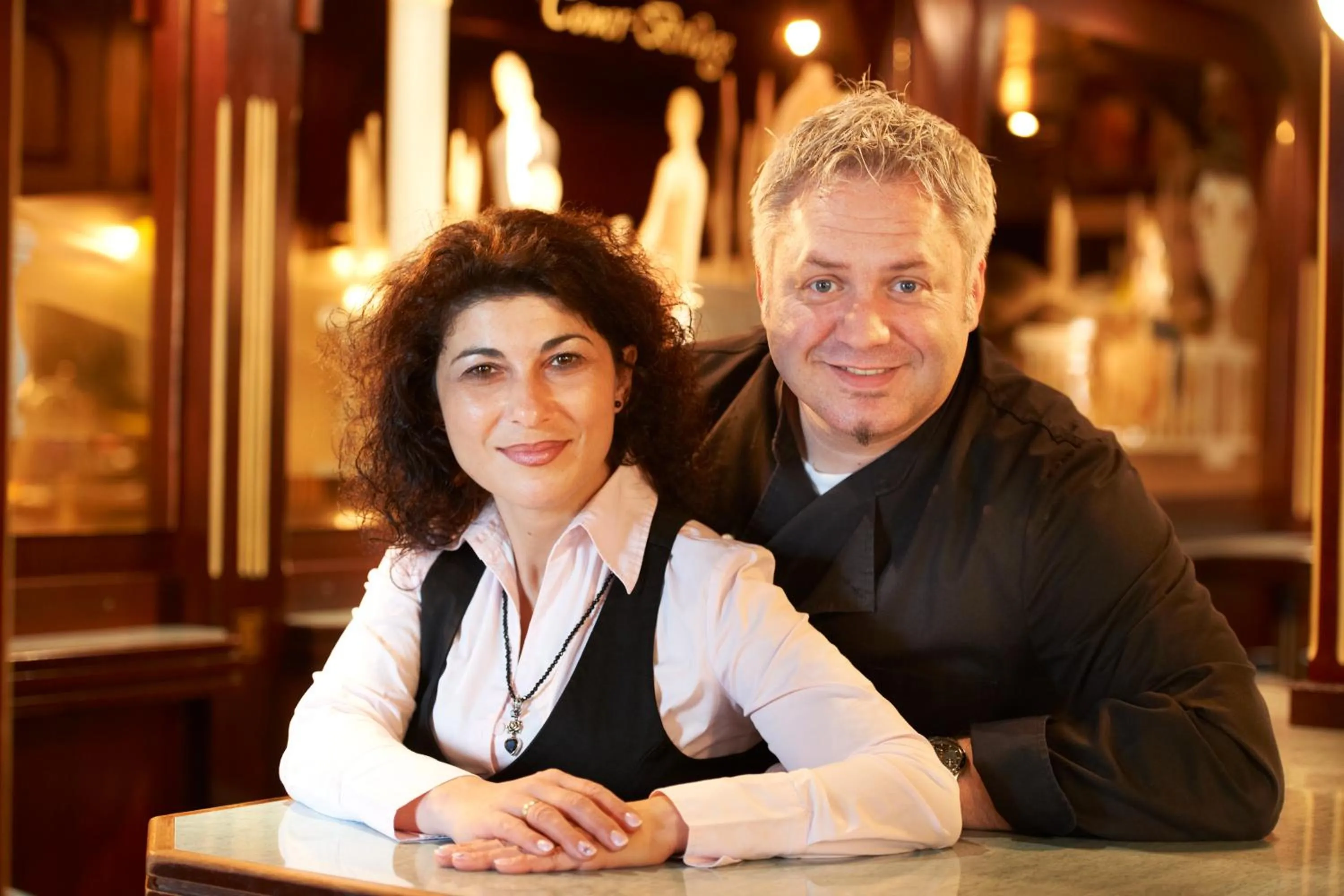 Guests in Hotel Restaurant Rückert