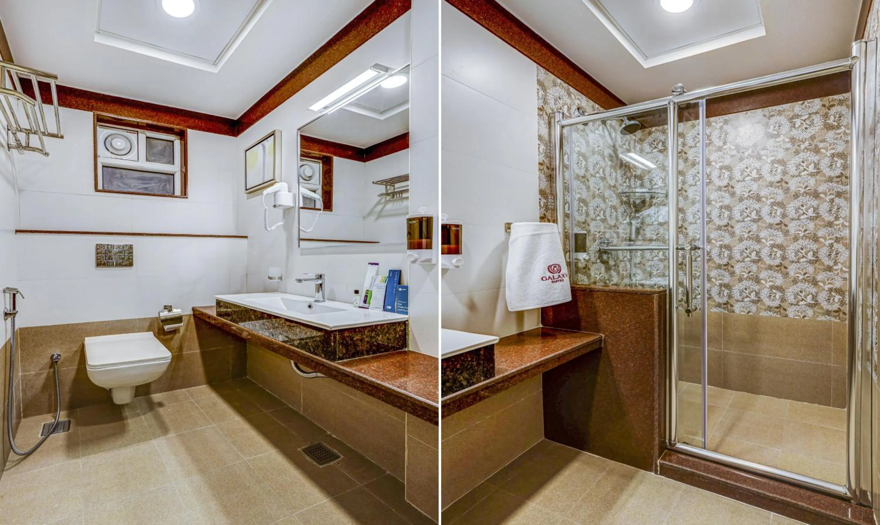 Bathroom in Treebo Galaxy Suites Mathikere