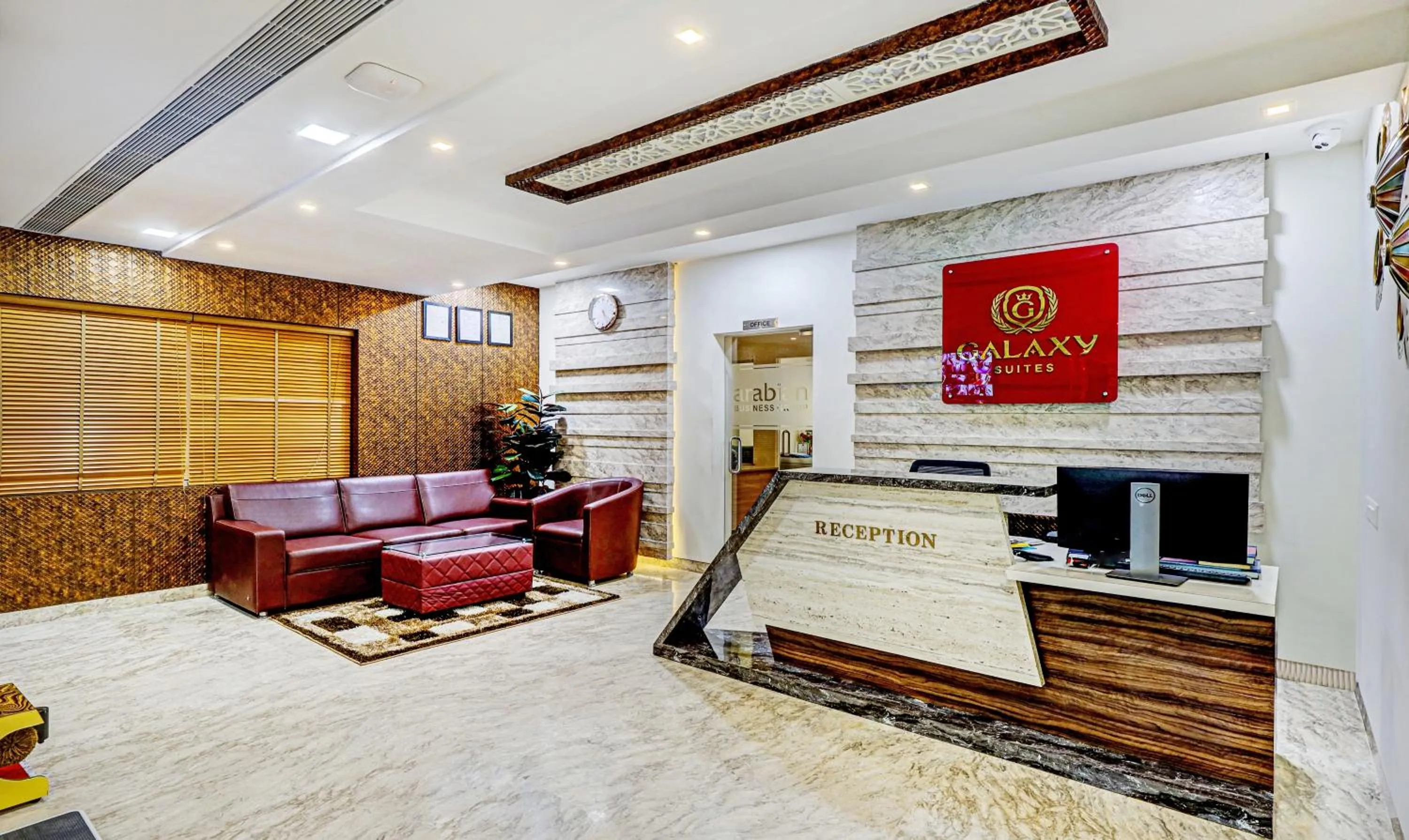 Lobby or reception in Treebo Galaxy Suites Mathikere