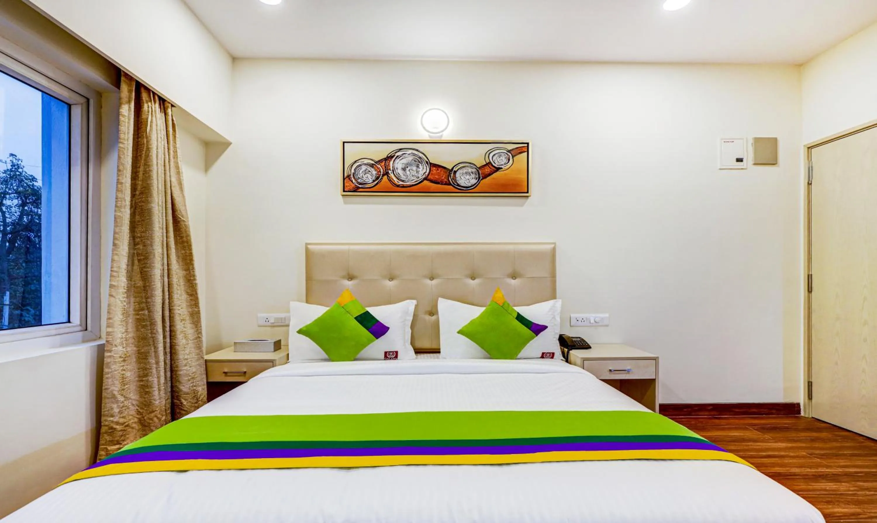 Bedroom, Bed in Treebo Galaxy Suites Mathikere