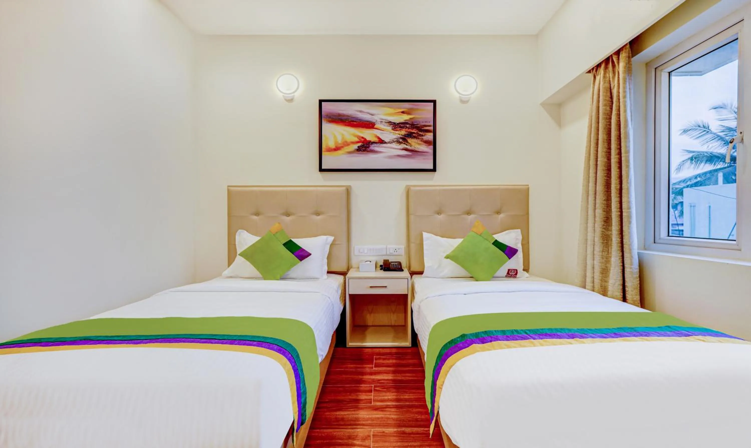 Bedroom, Bed in Treebo Galaxy Suites Mathikere
