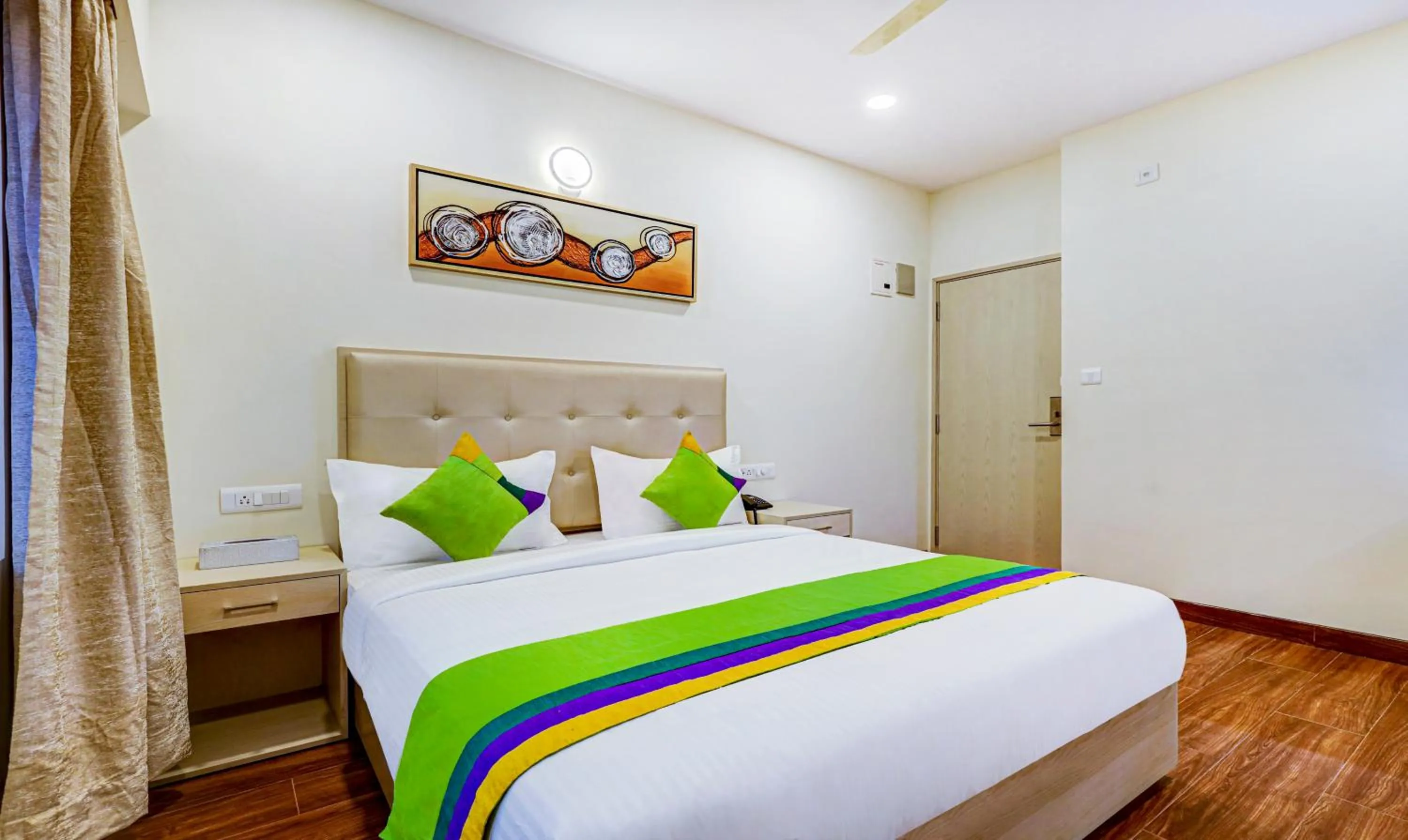 Bedroom, Bed in Treebo Galaxy Suites Mathikere