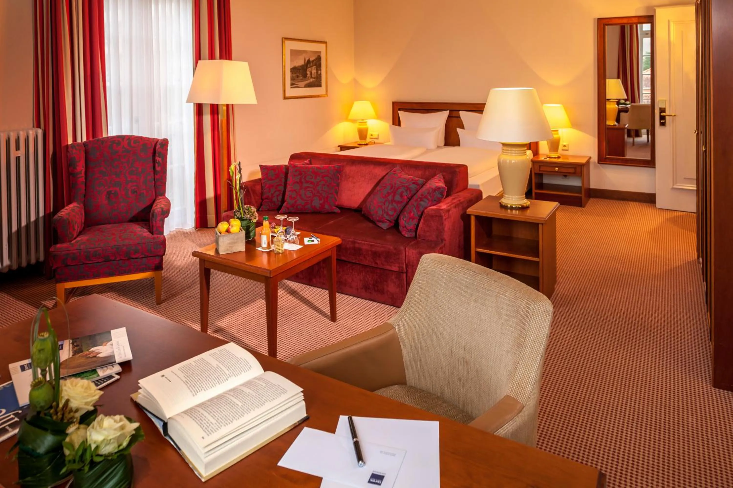 Seating area in Dorint Resort & Spa Bad Brückenau