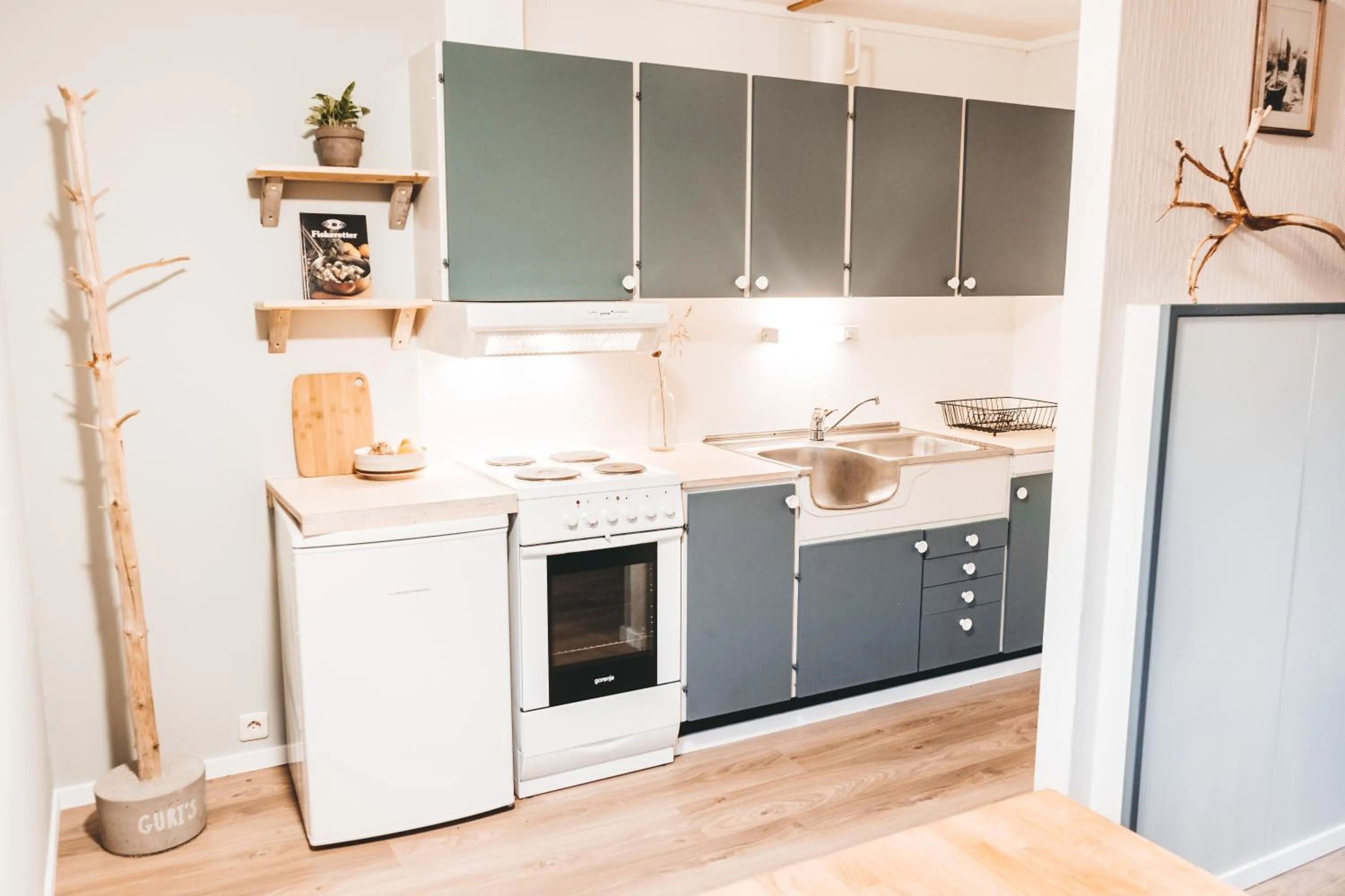 Kitchen or kitchenette in FURU Hostel & Café