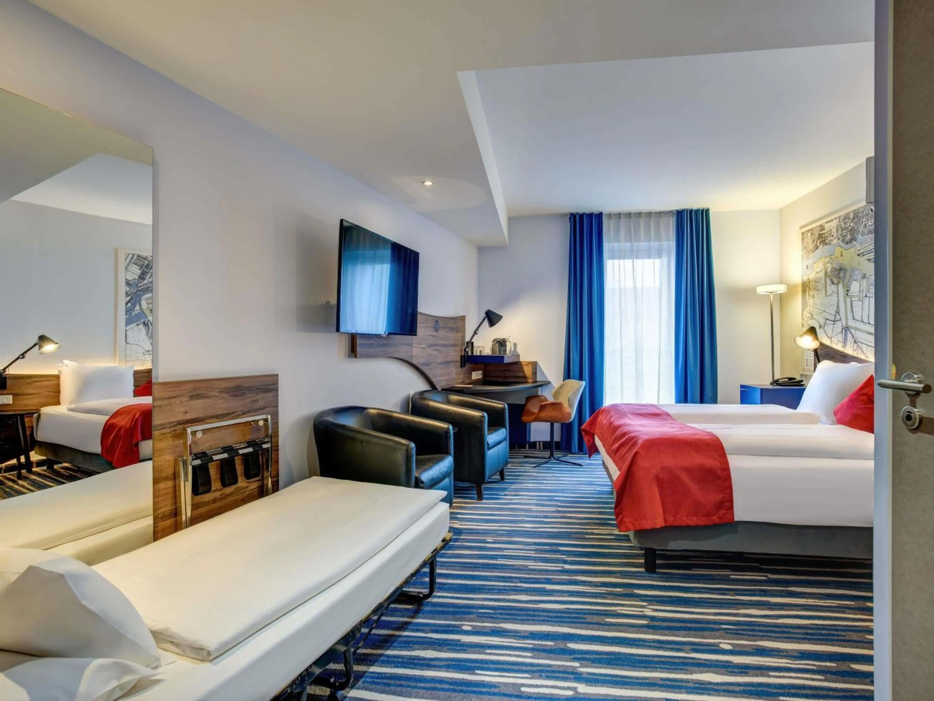 Bedroom, Bed in Mercure Hotel Hamburg Mitte