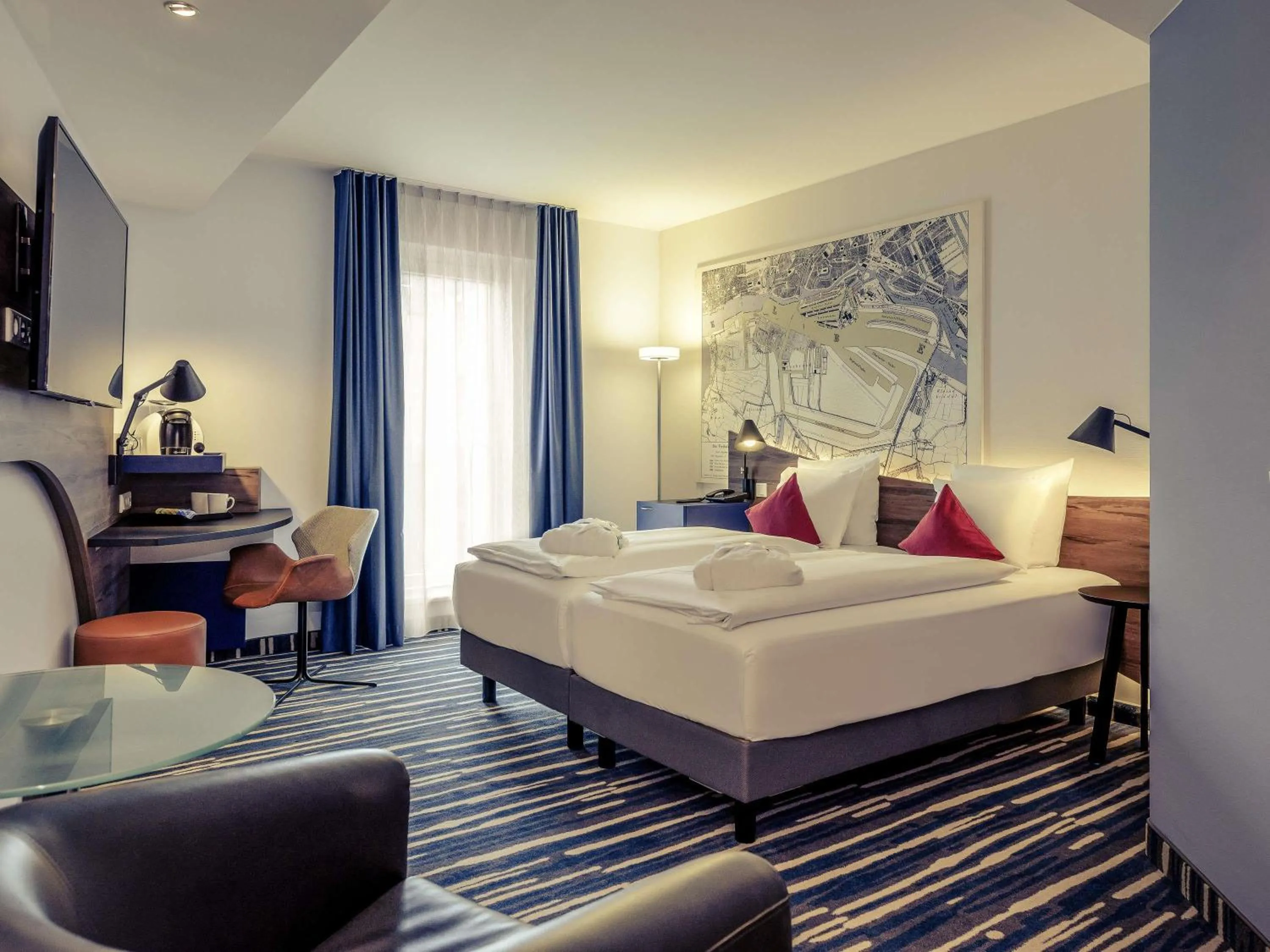 Bedroom, Bed in Mercure Hotel Hamburg Mitte