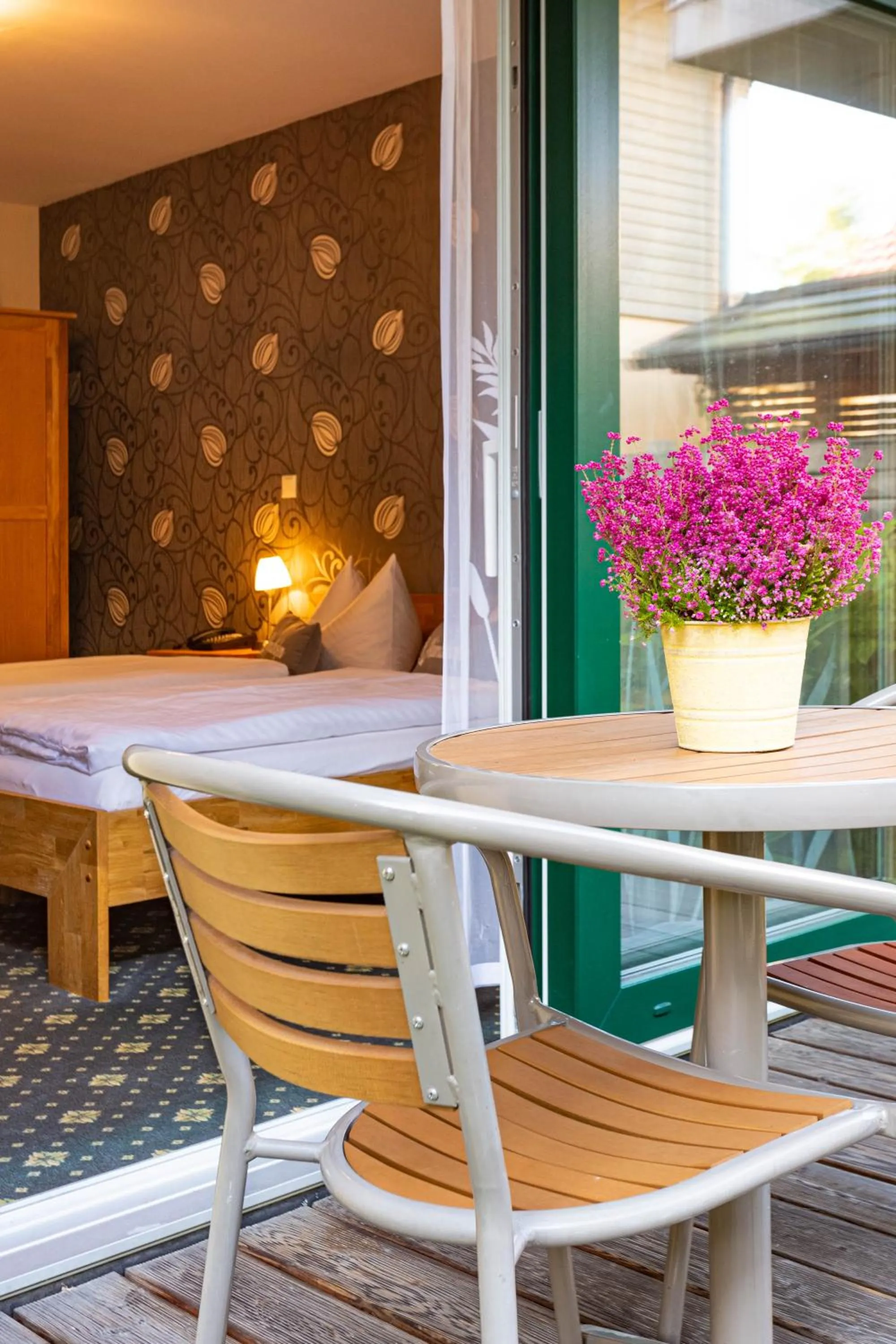 Balcony/Terrace in Fischhaus Wendisch Rietz