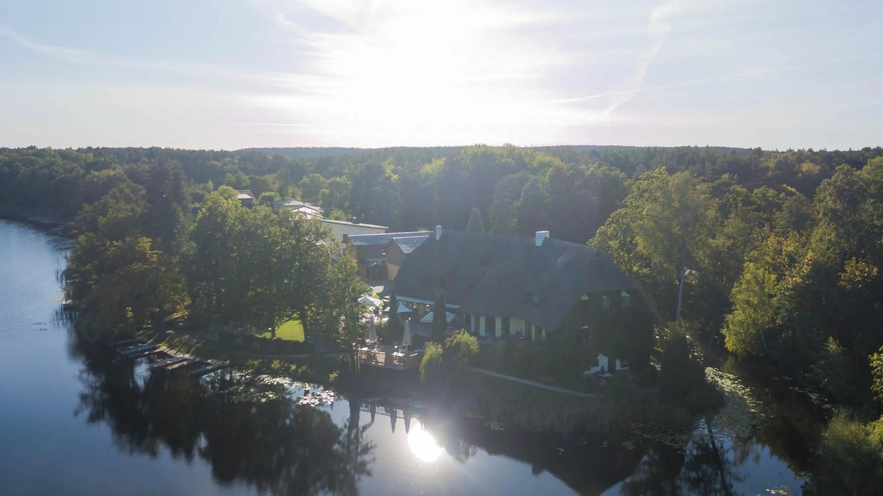 Natural landscape in Fischhaus Wendisch Rietz
