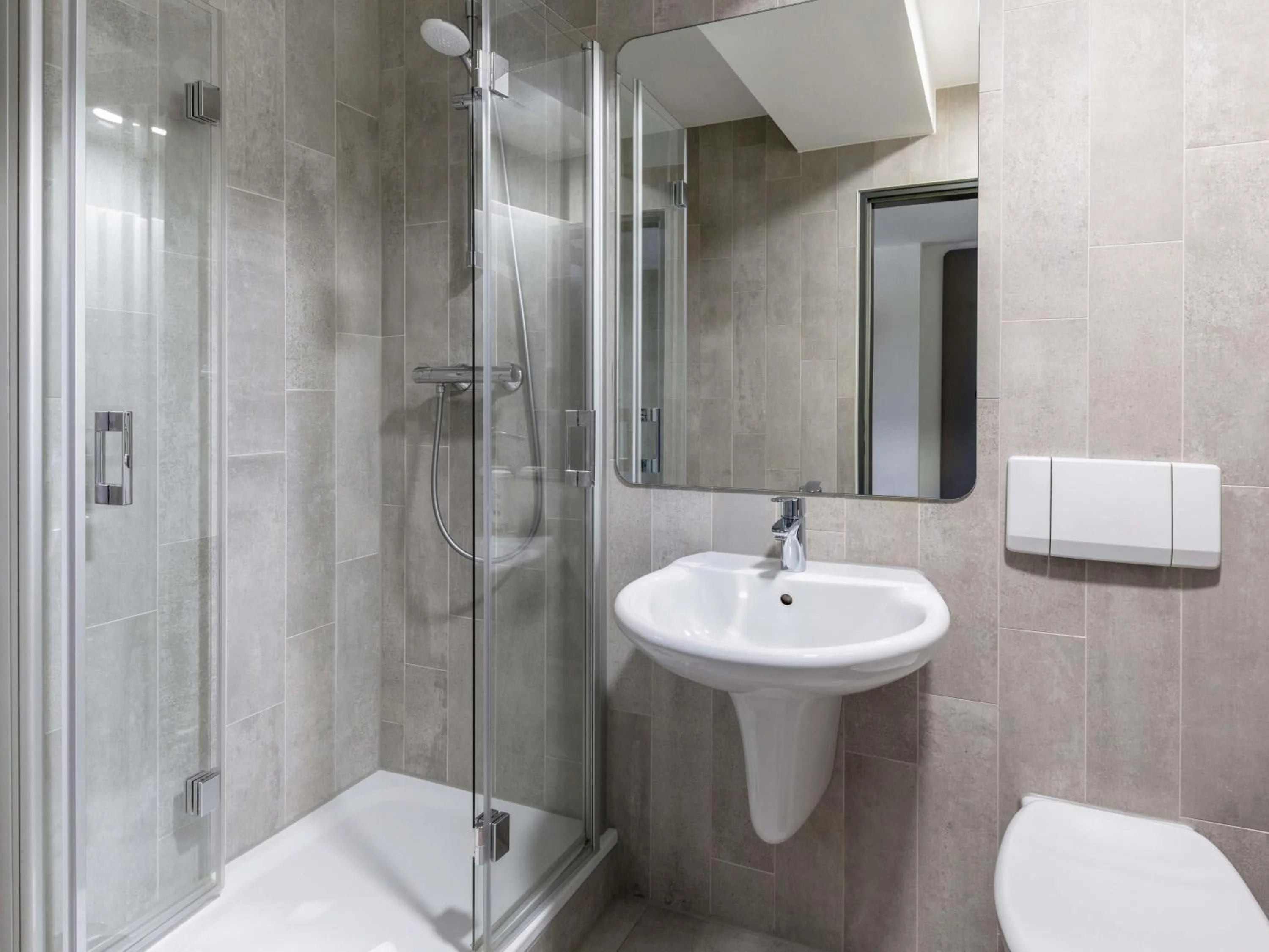 Shower in B&B HOTEL Eschweiler