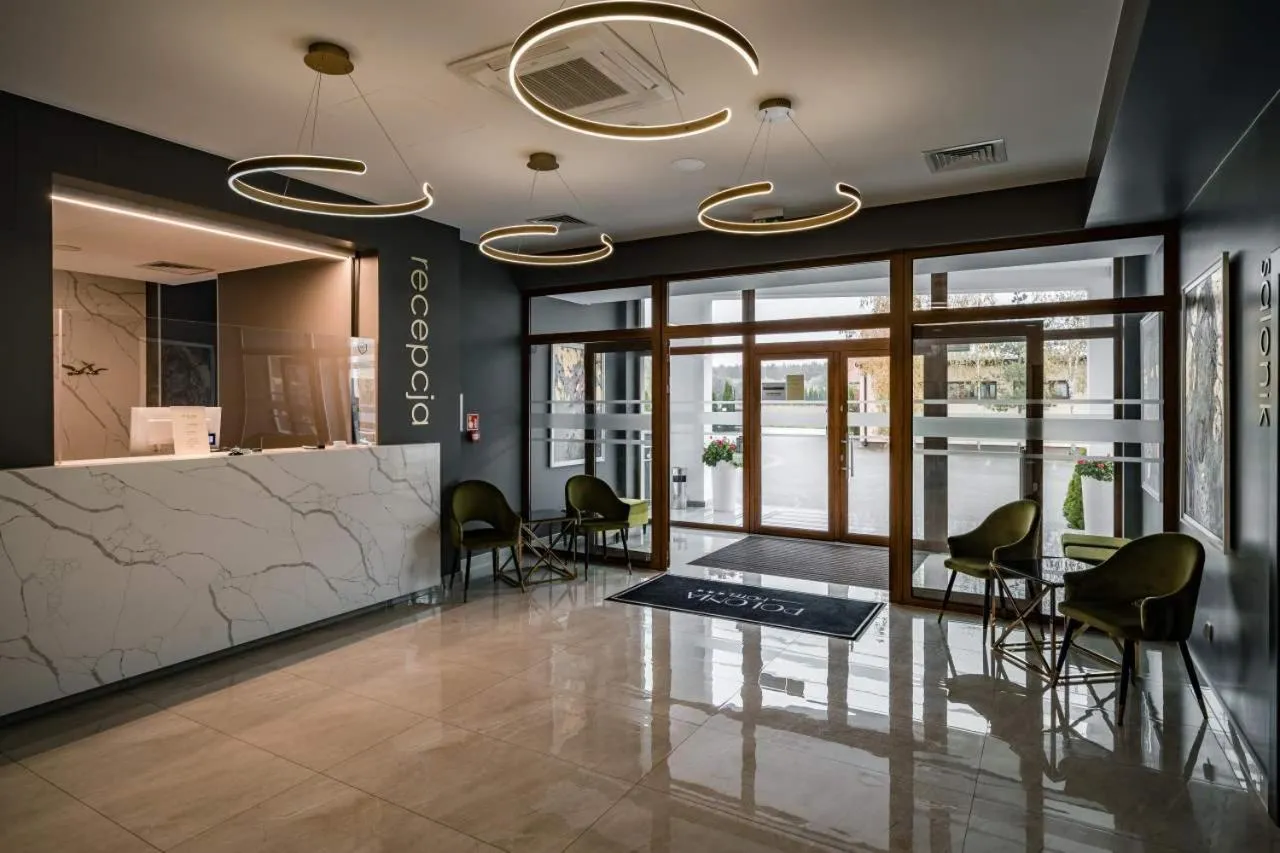 Lobby or reception in Hotel Polonia