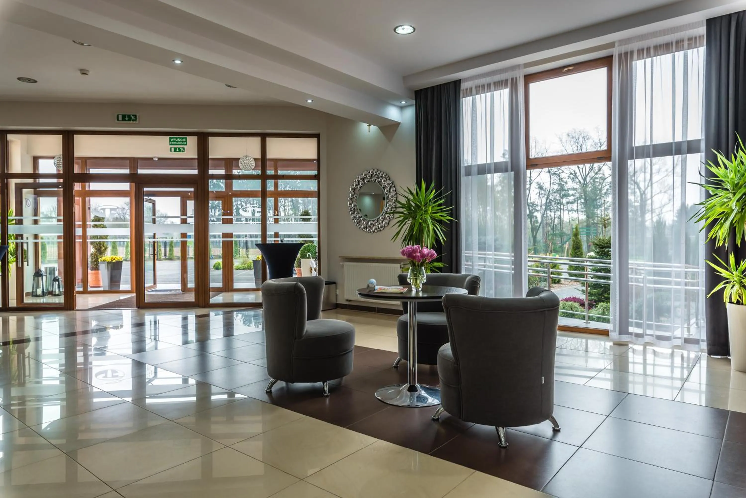 Lobby or reception in Hotel Polonia