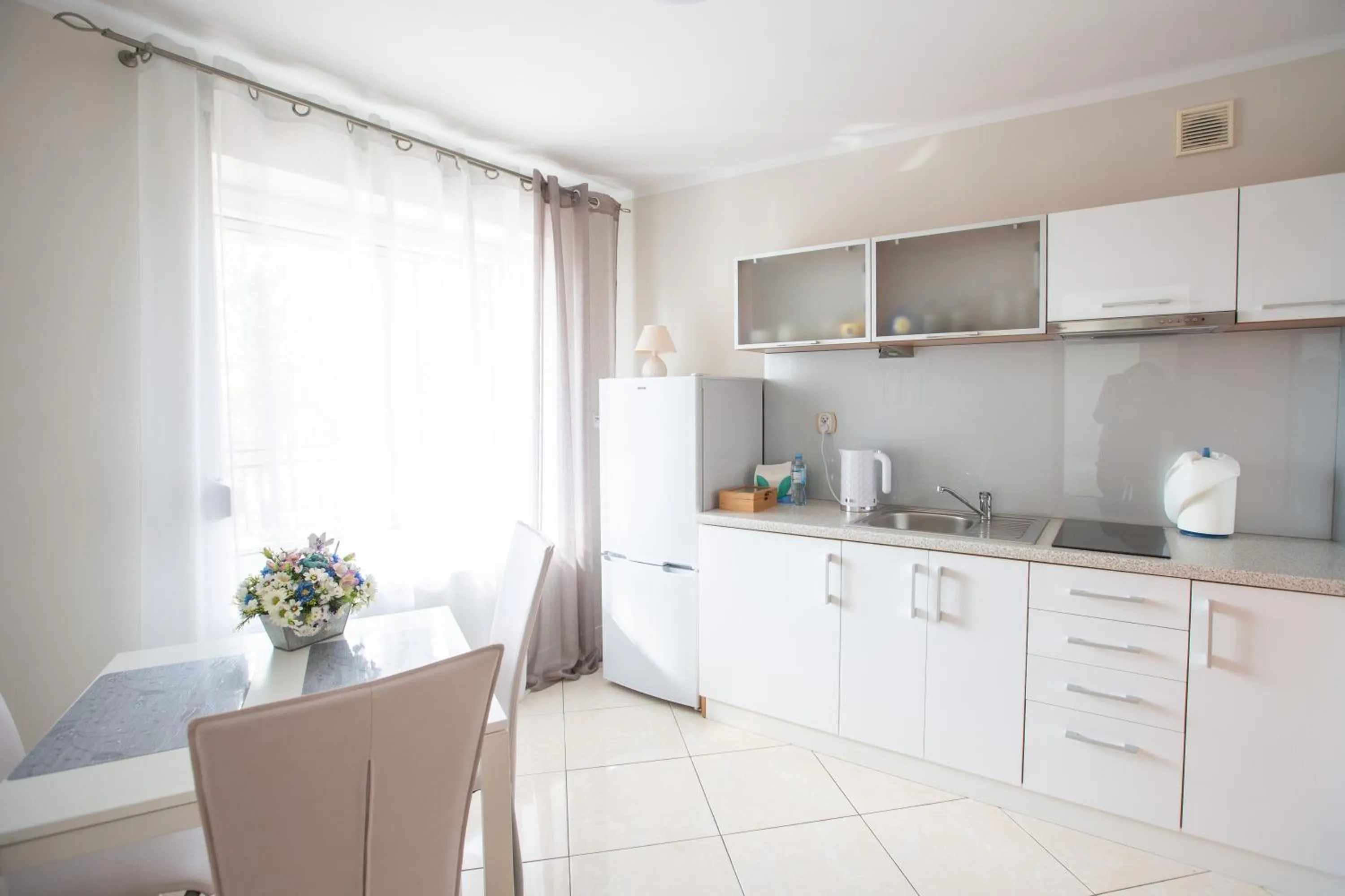 Kitchen or kitchenette in Pensjonacik Grażyna