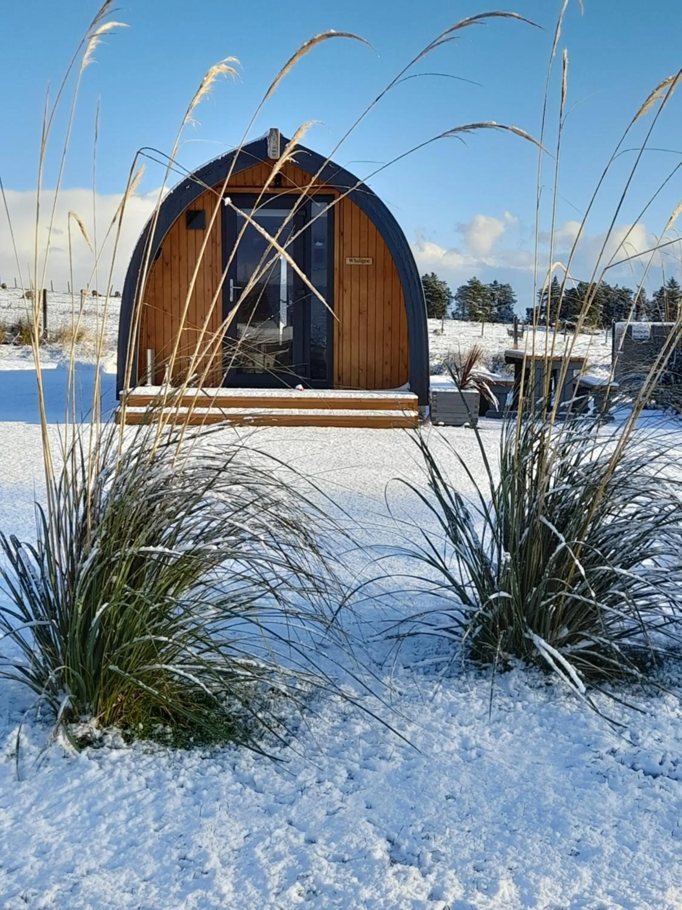 Winter in North Star Glamping