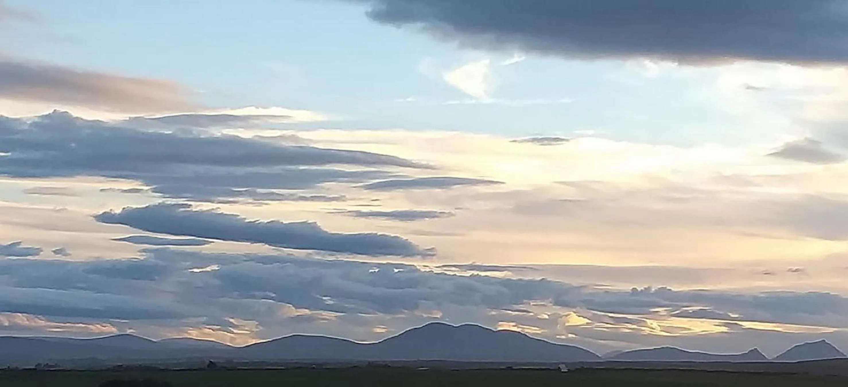 Mountain view in North Star Glamping